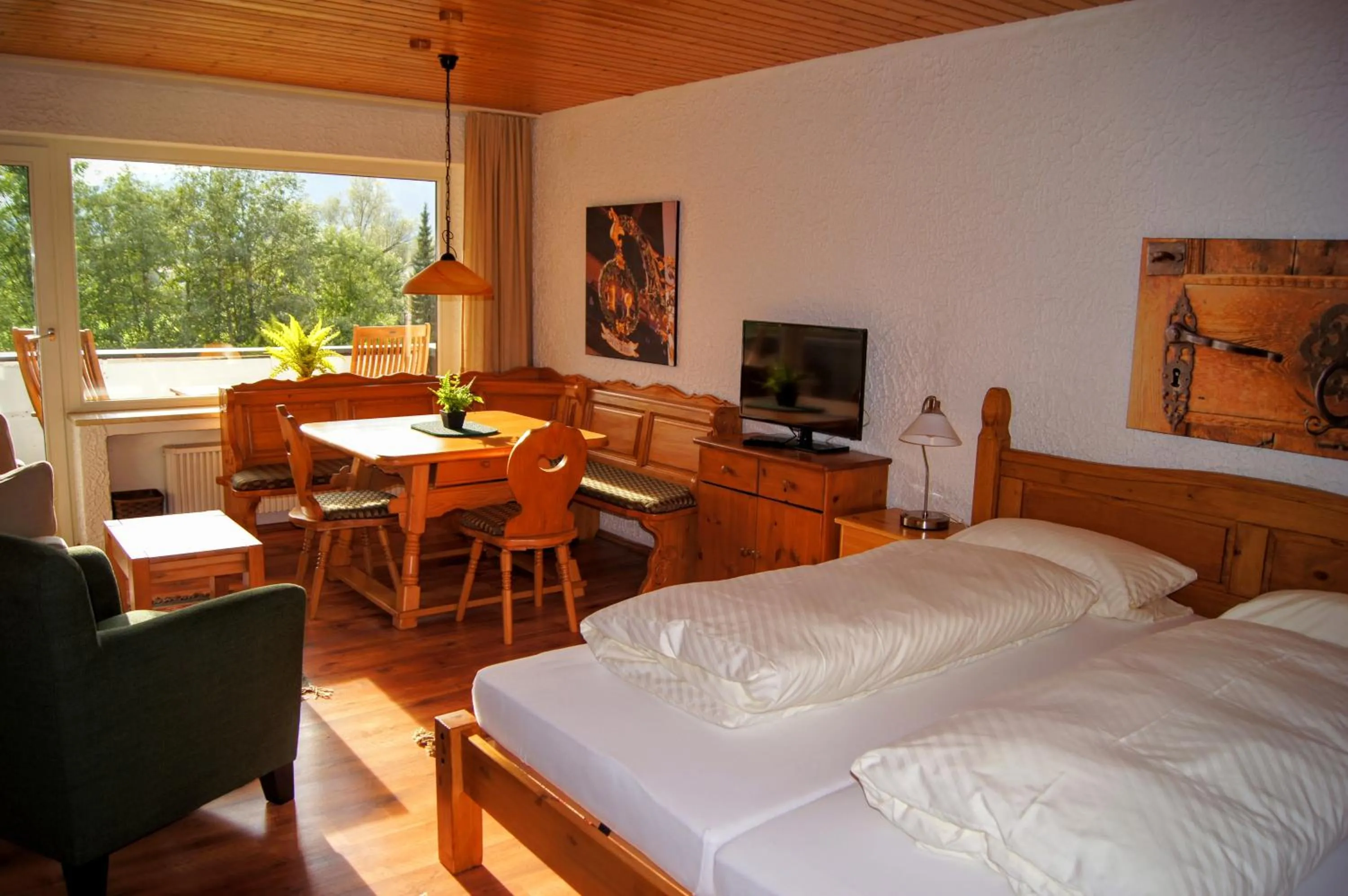 Bed in Bavarian Holiday Hideaway
