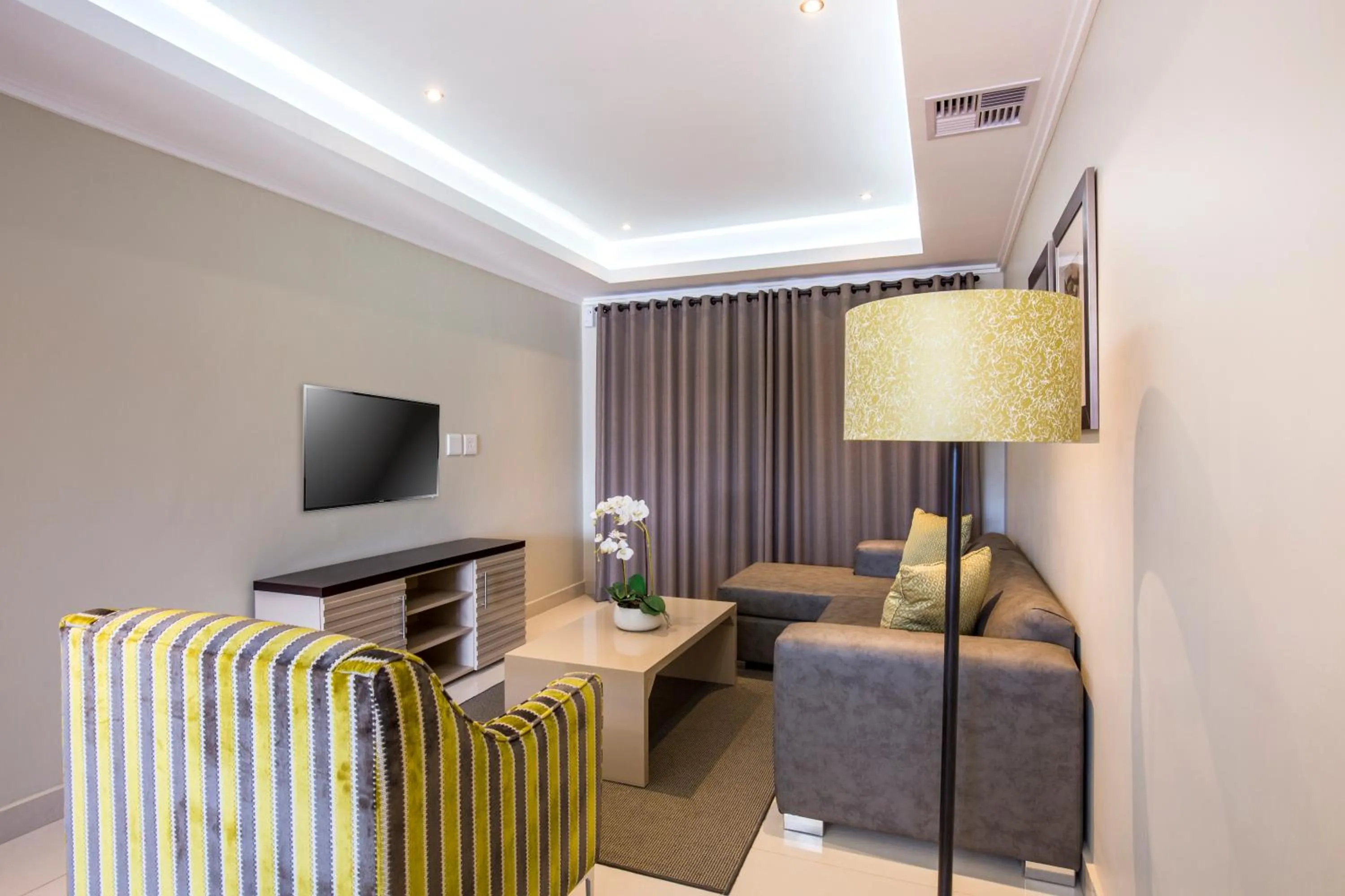 Living room in Savannah Park Luxury Apartments