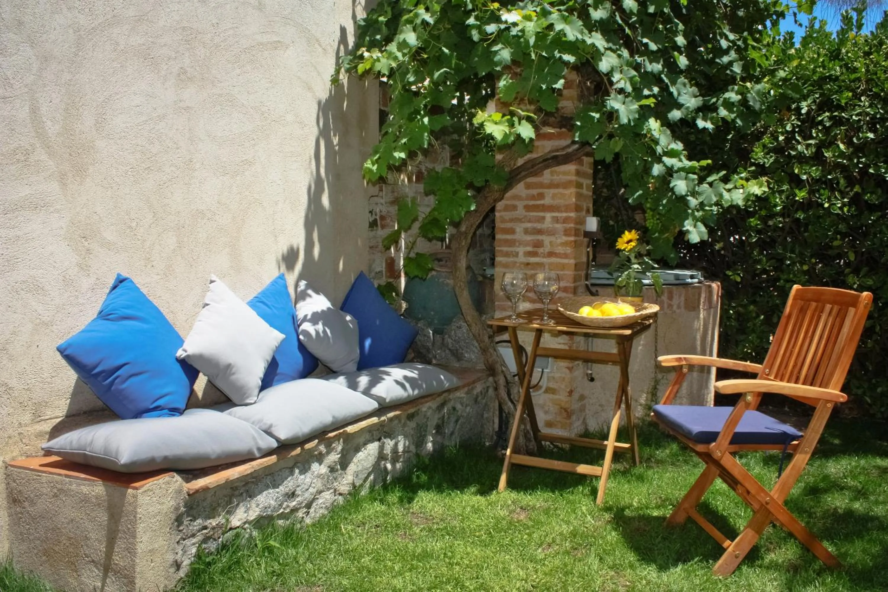 Garden in Hotel Casa Calella