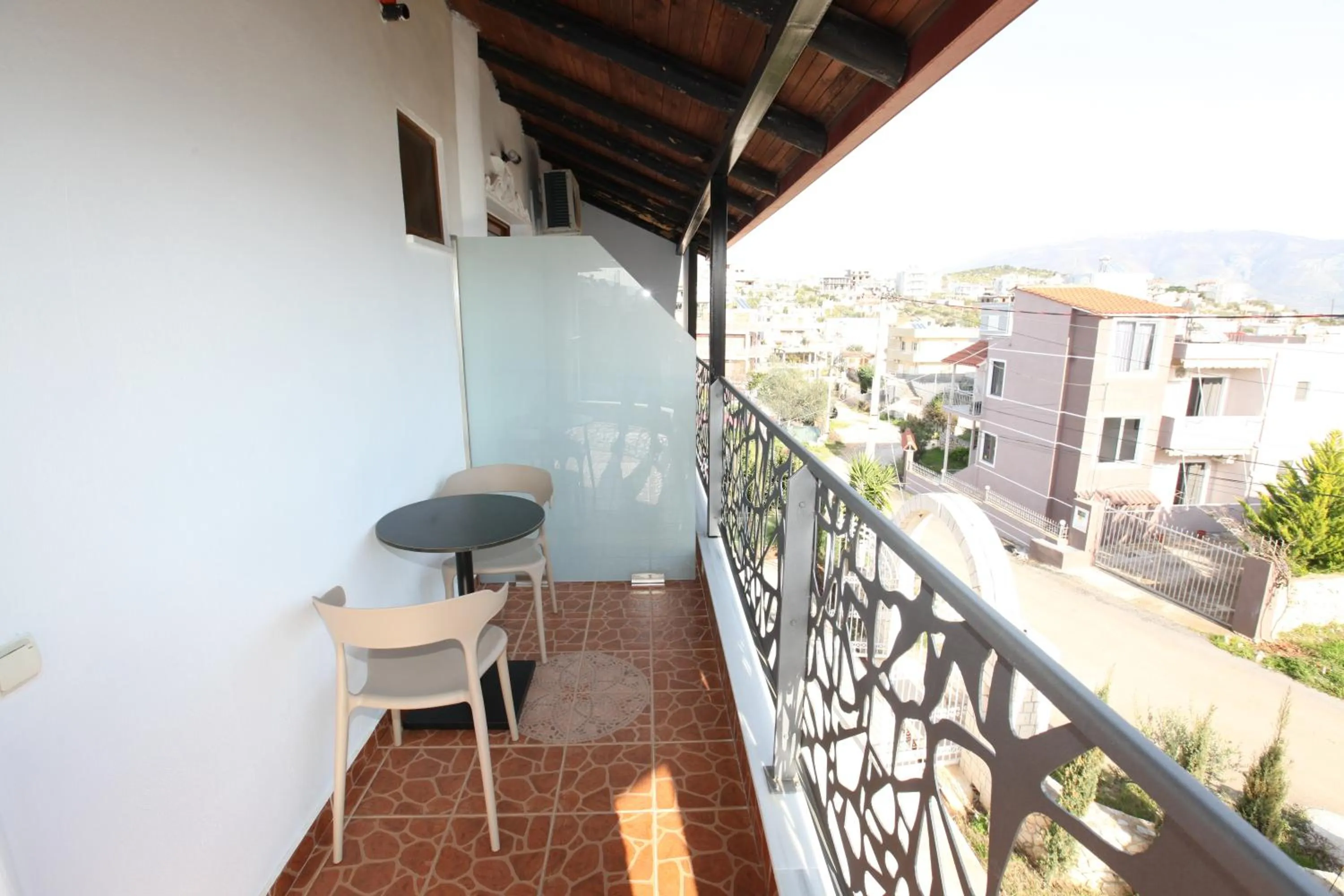 Balcony/Terrace in Ksamil Central Park Hotel