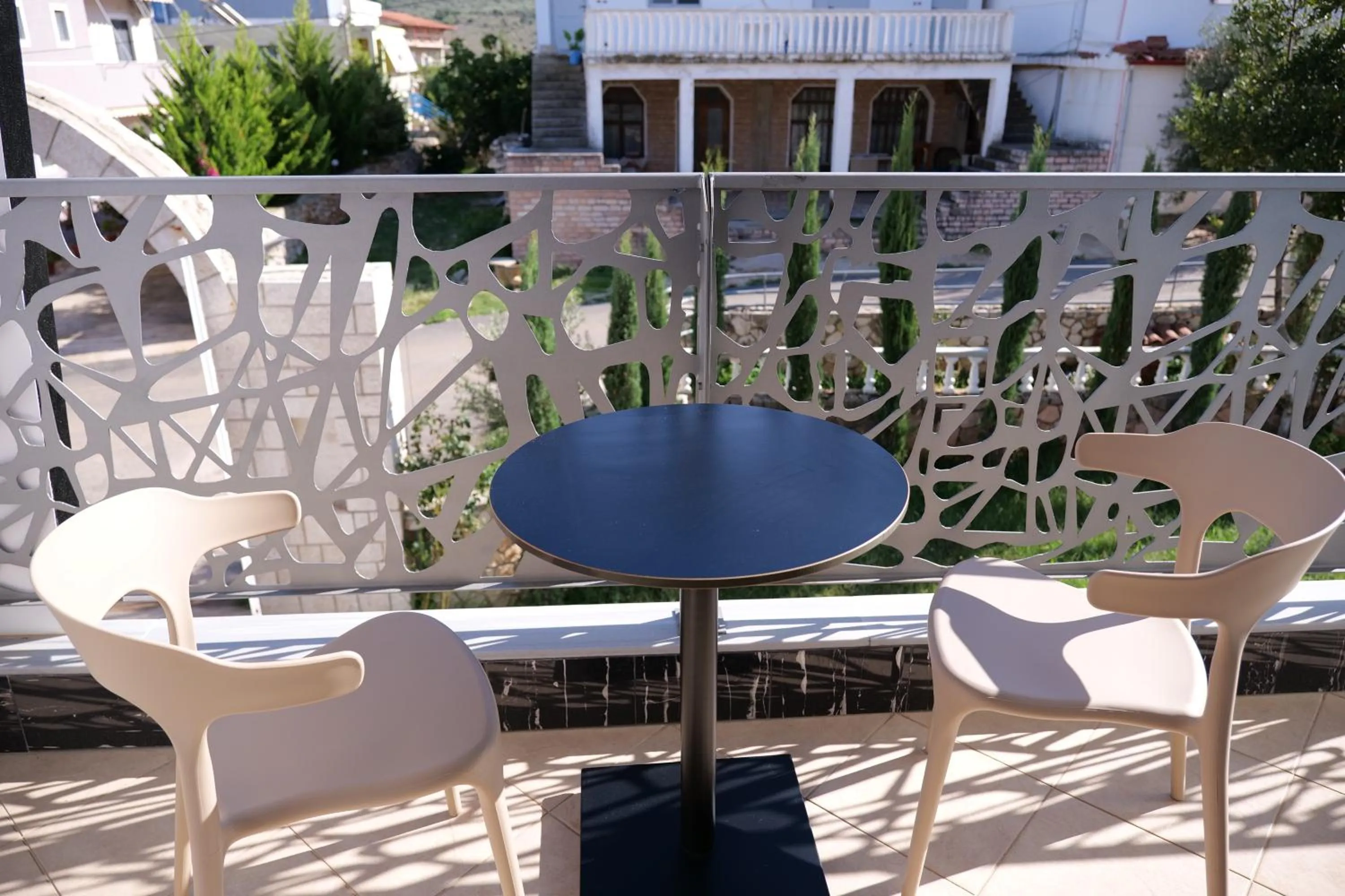 Balcony/Terrace in Ksamil Central Park Hotel