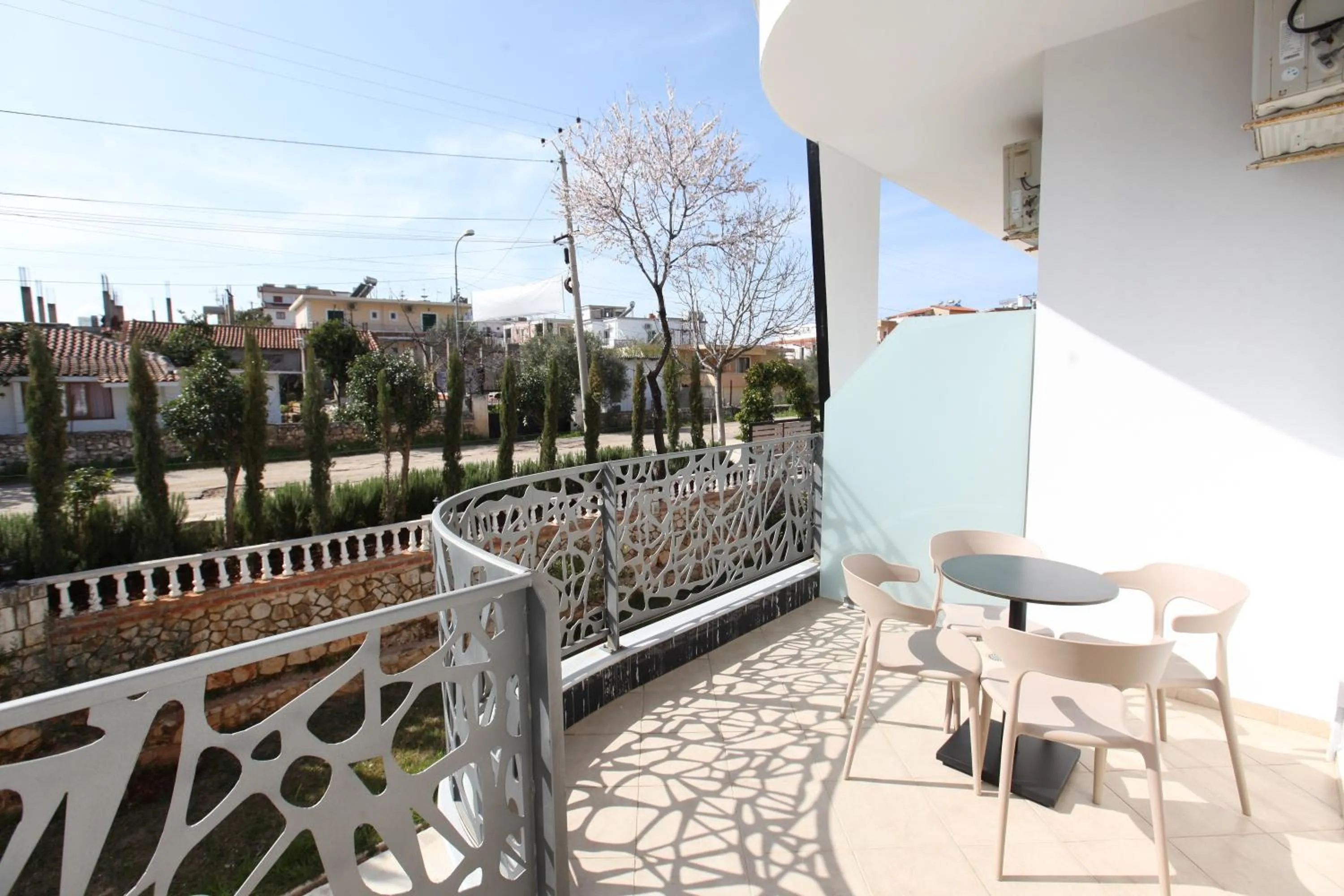Balcony/Terrace in Ksamil Central Park Hotel