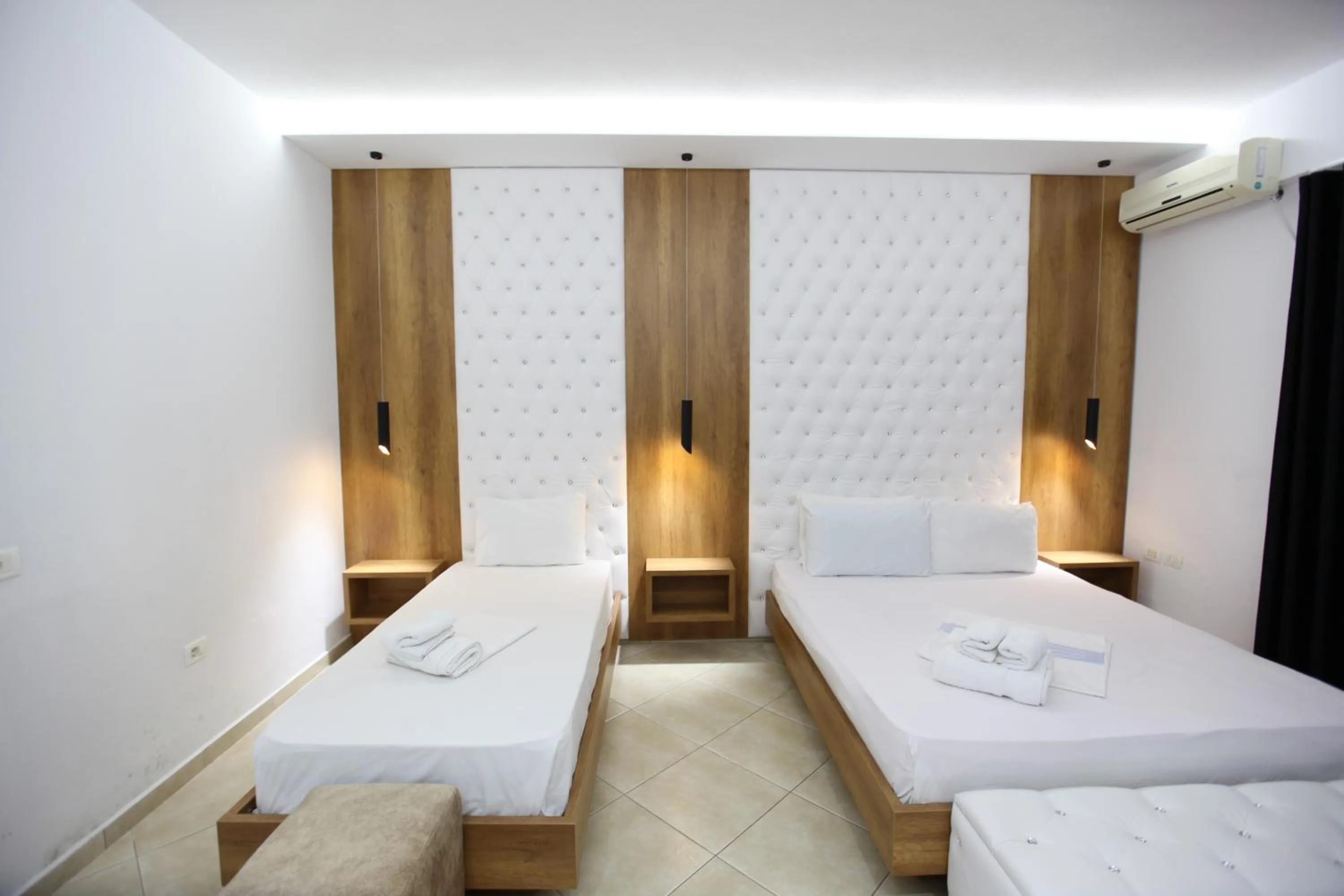 Bedroom, Bed in Ksamil Central Park Hotel