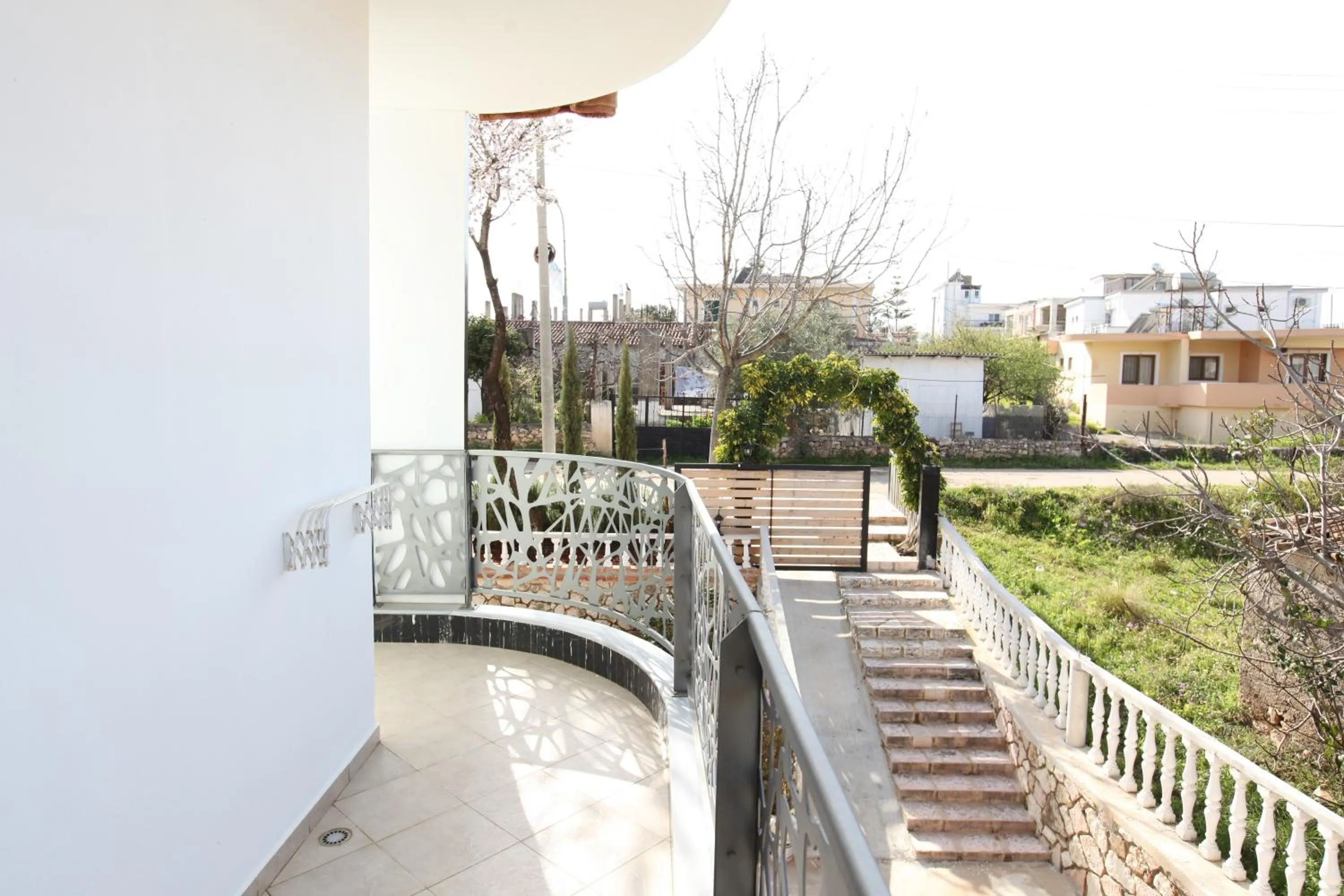 Balcony/Terrace in Ksamil Central Park Hotel