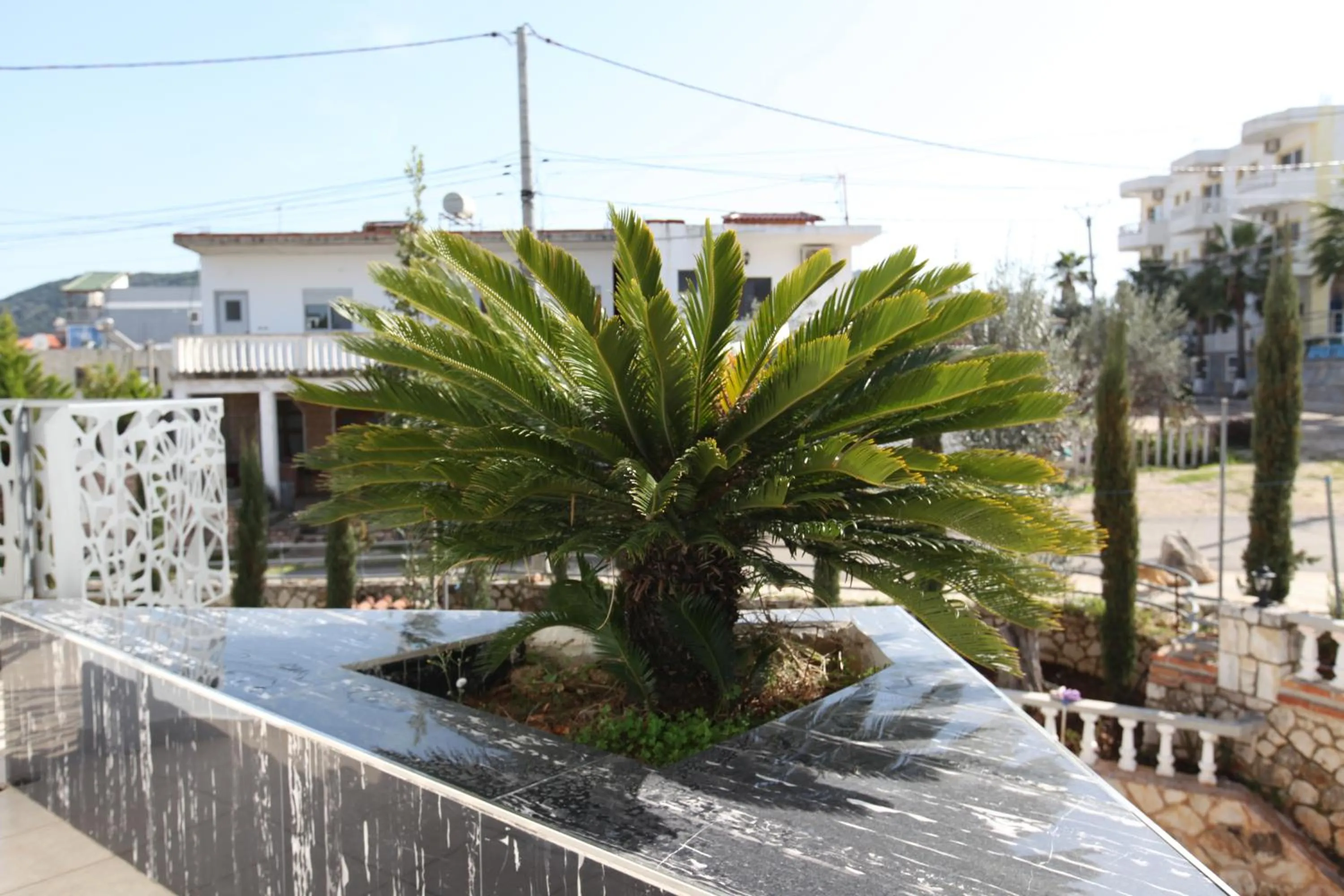 Balcony/Terrace in Ksamil Central Park Hotel