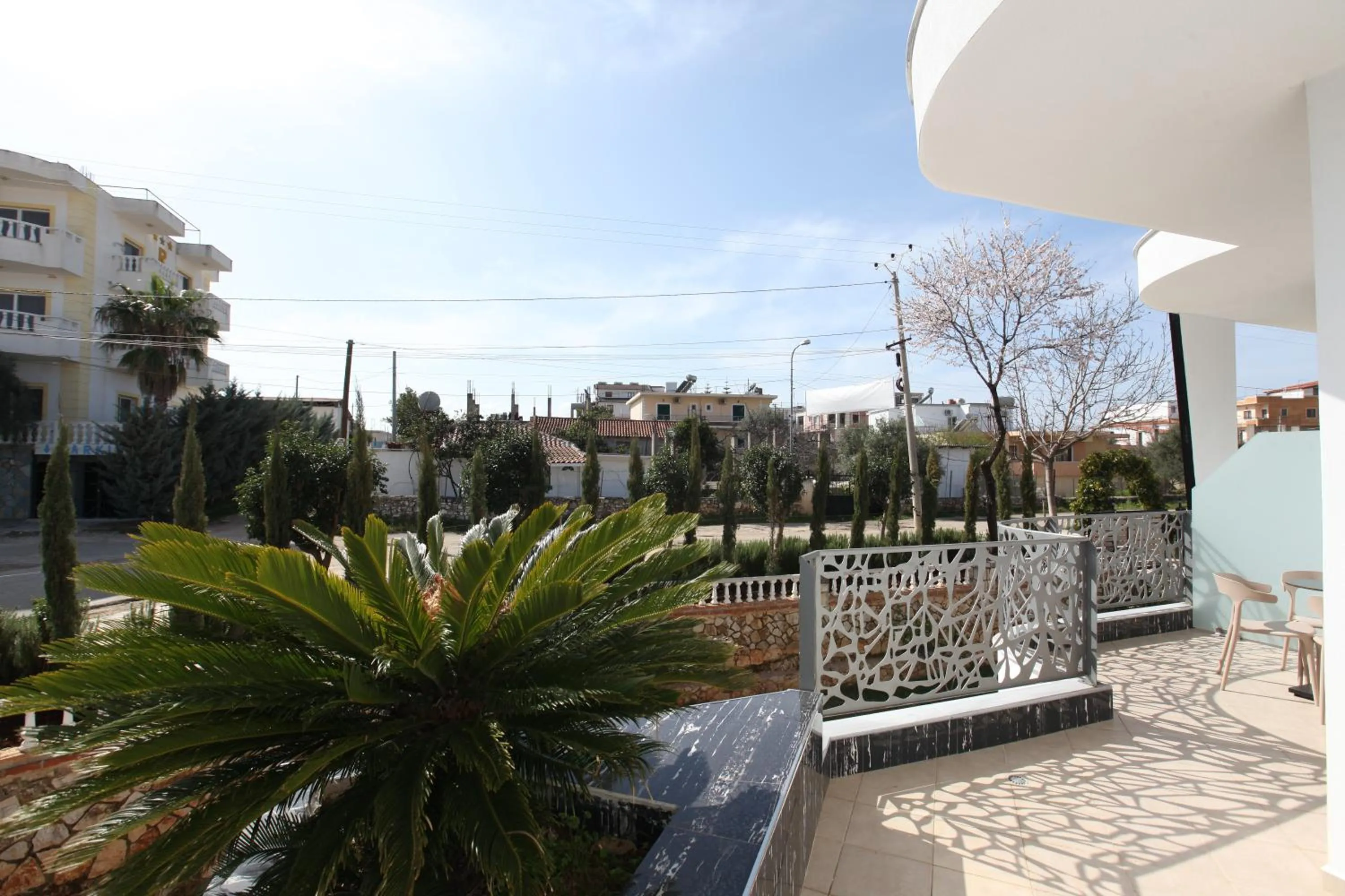 Balcony/Terrace in Ksamil Central Park Hotel