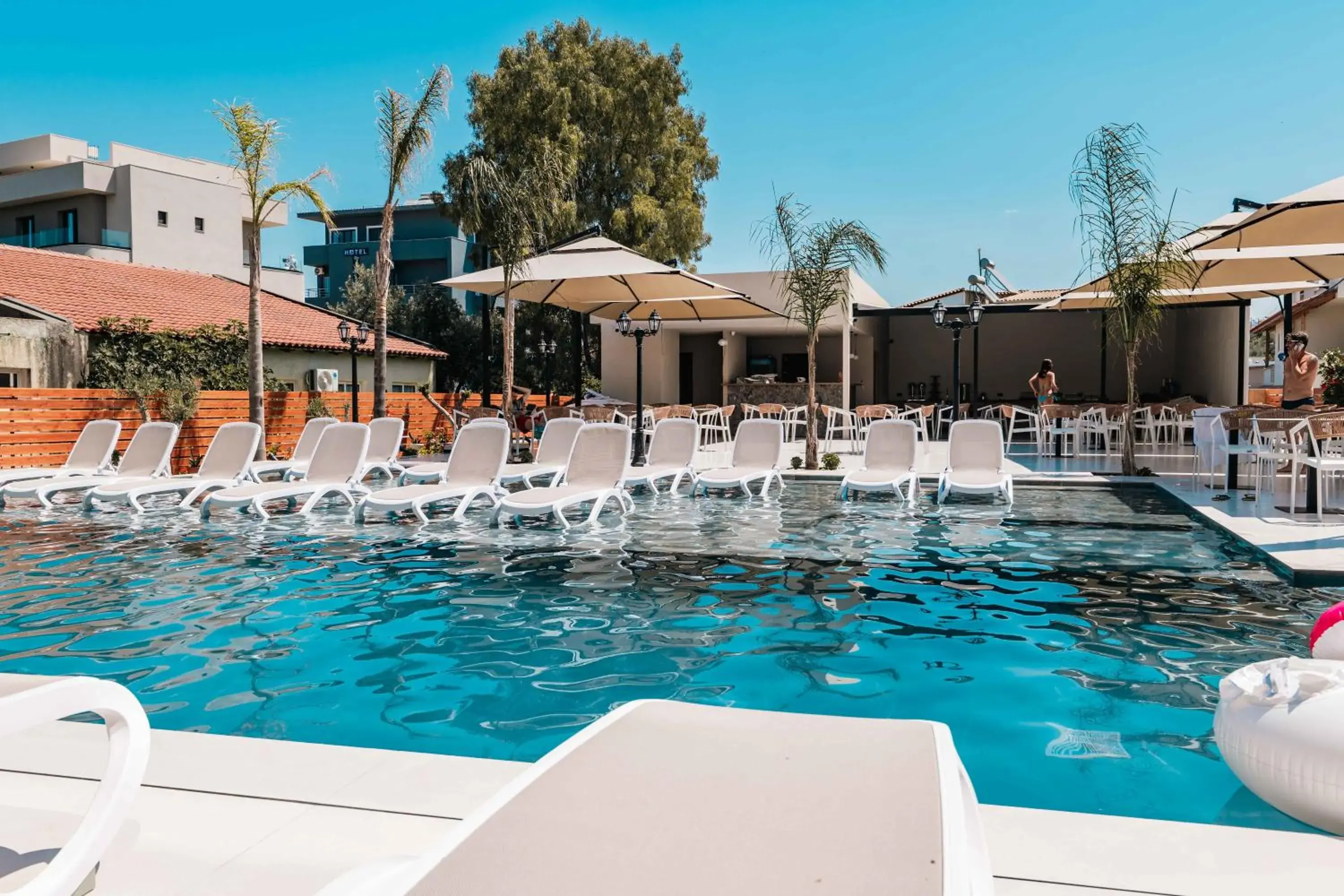 Property building in Ksamil Central Park Hotel Property building in Ksamil Central Park Hotel