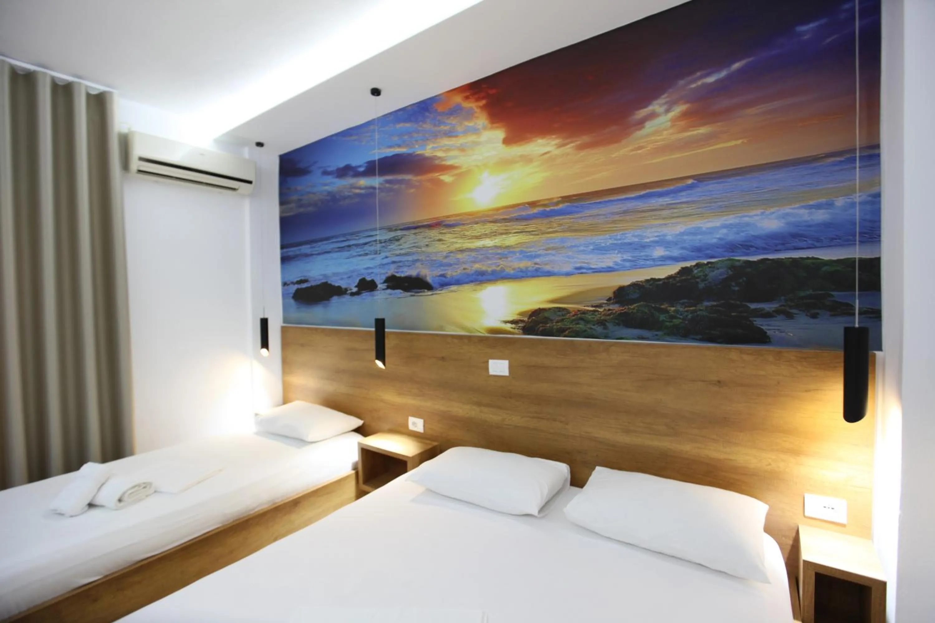 Bedroom, Bed in Ksamil Central Park Hotel