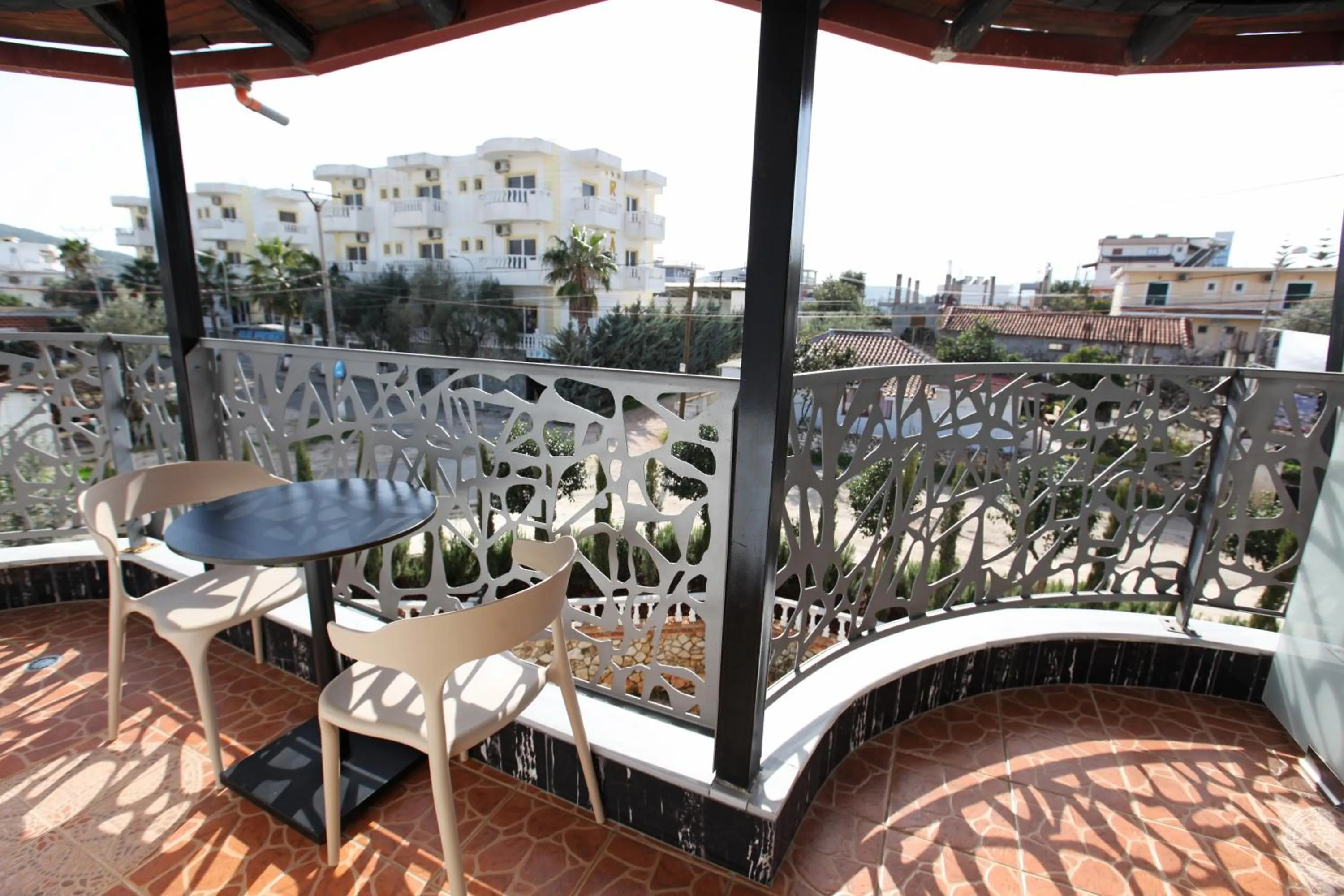 Balcony/Terrace in Ksamil Central Park Hotel