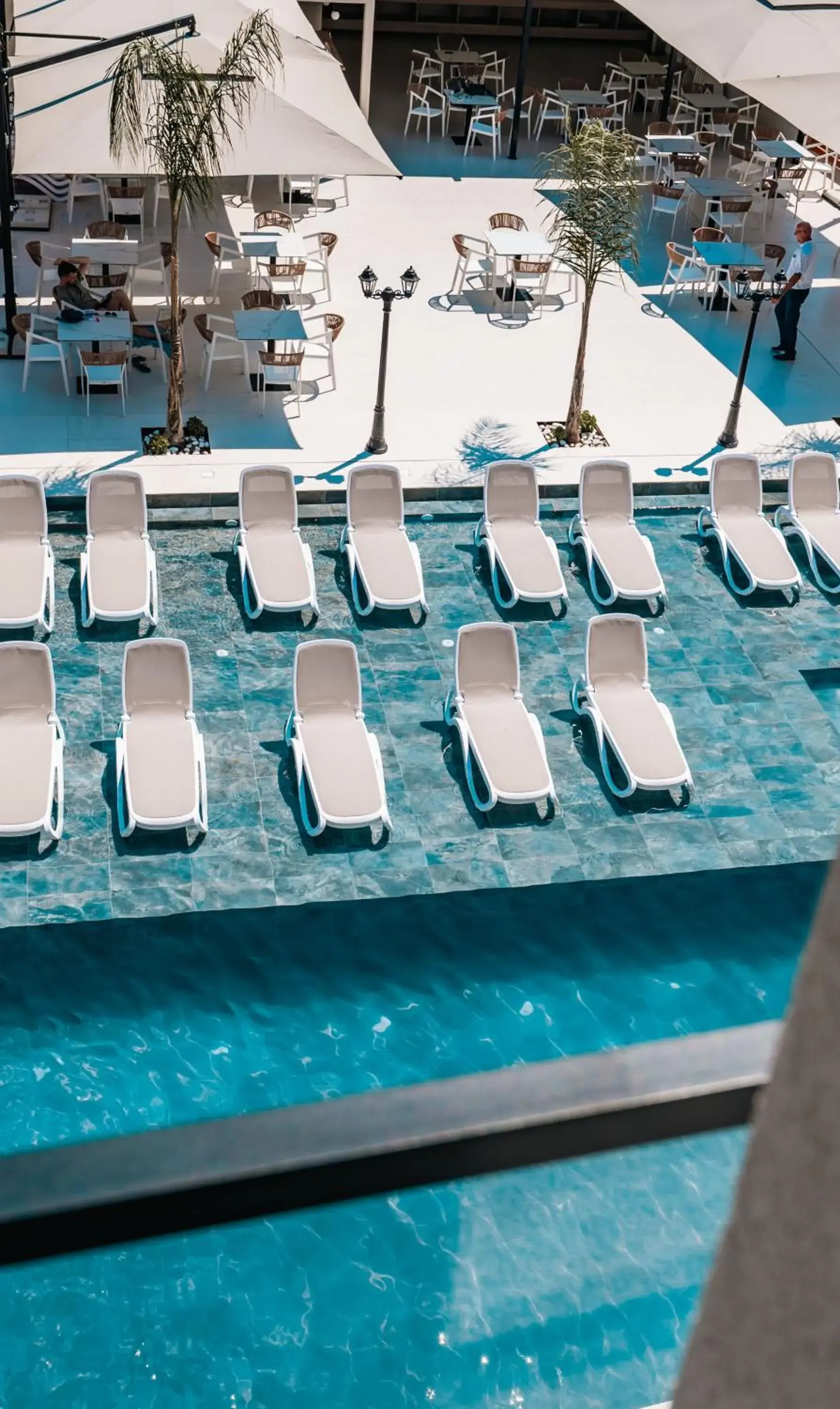 Swimming pool in Ksamil Central Park Hotel Swimming pool in Ksamil Central Park Hotel