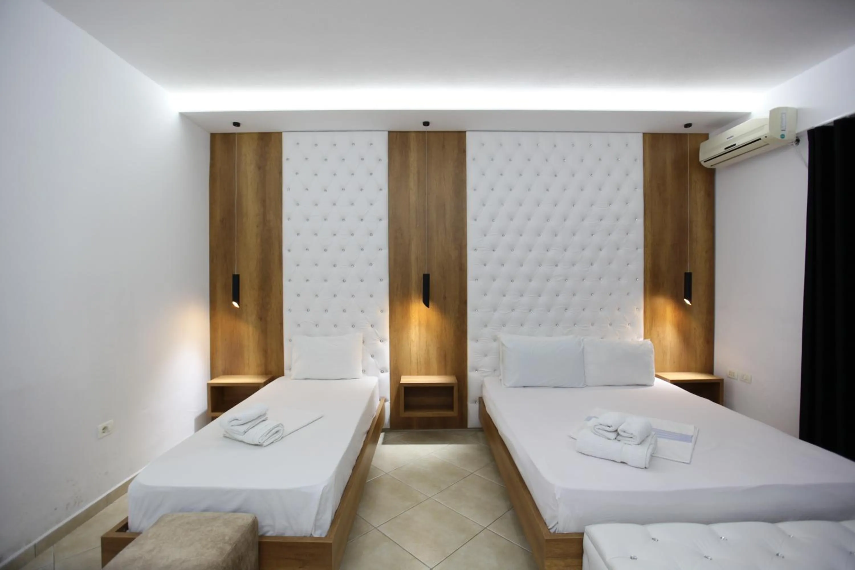 Bedroom, Bed in Ksamil Central Park Hotel