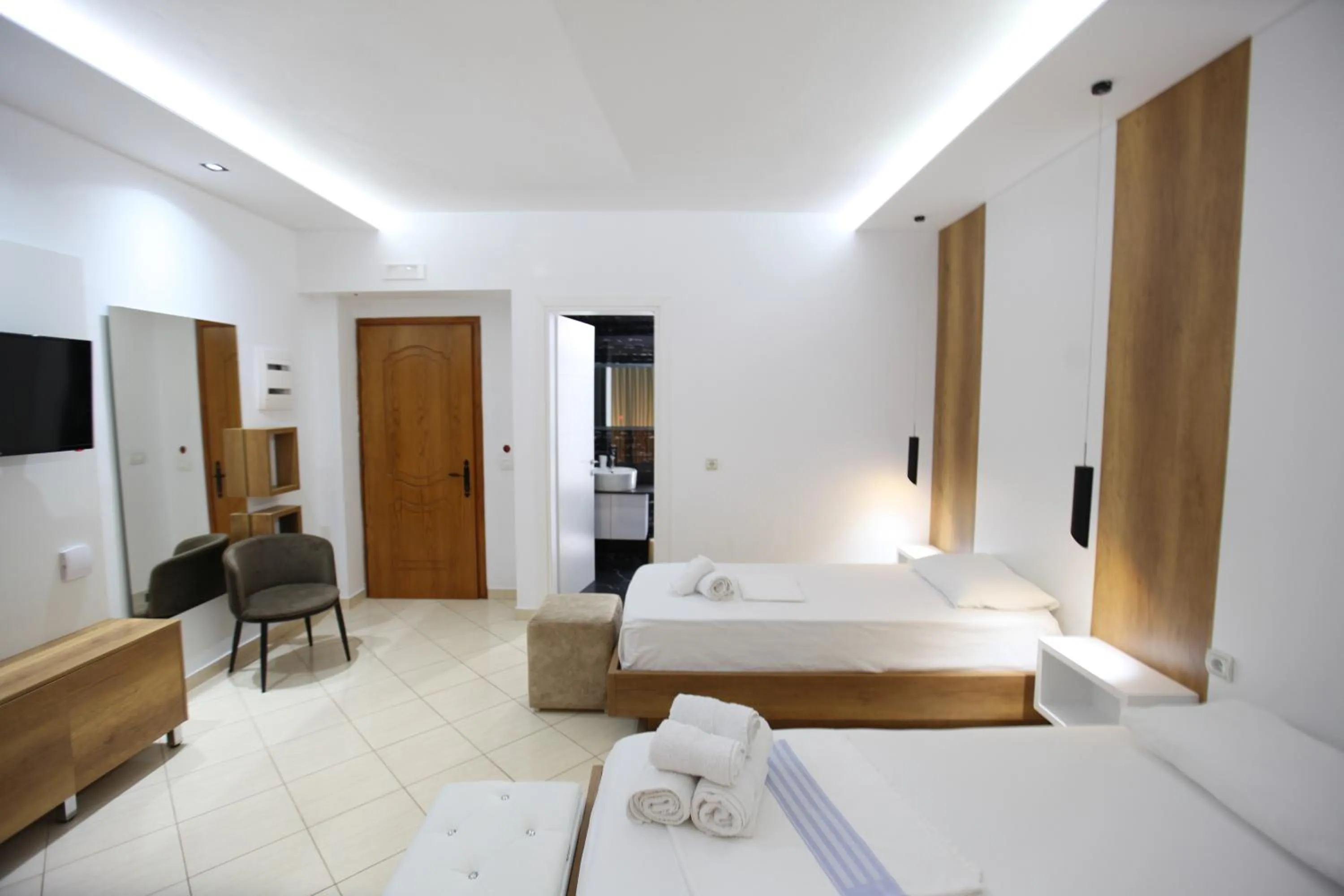 Bedroom, Bed in Ksamil Central Park Hotel