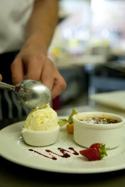 Food close-up in The Horseshoe Country Inn
