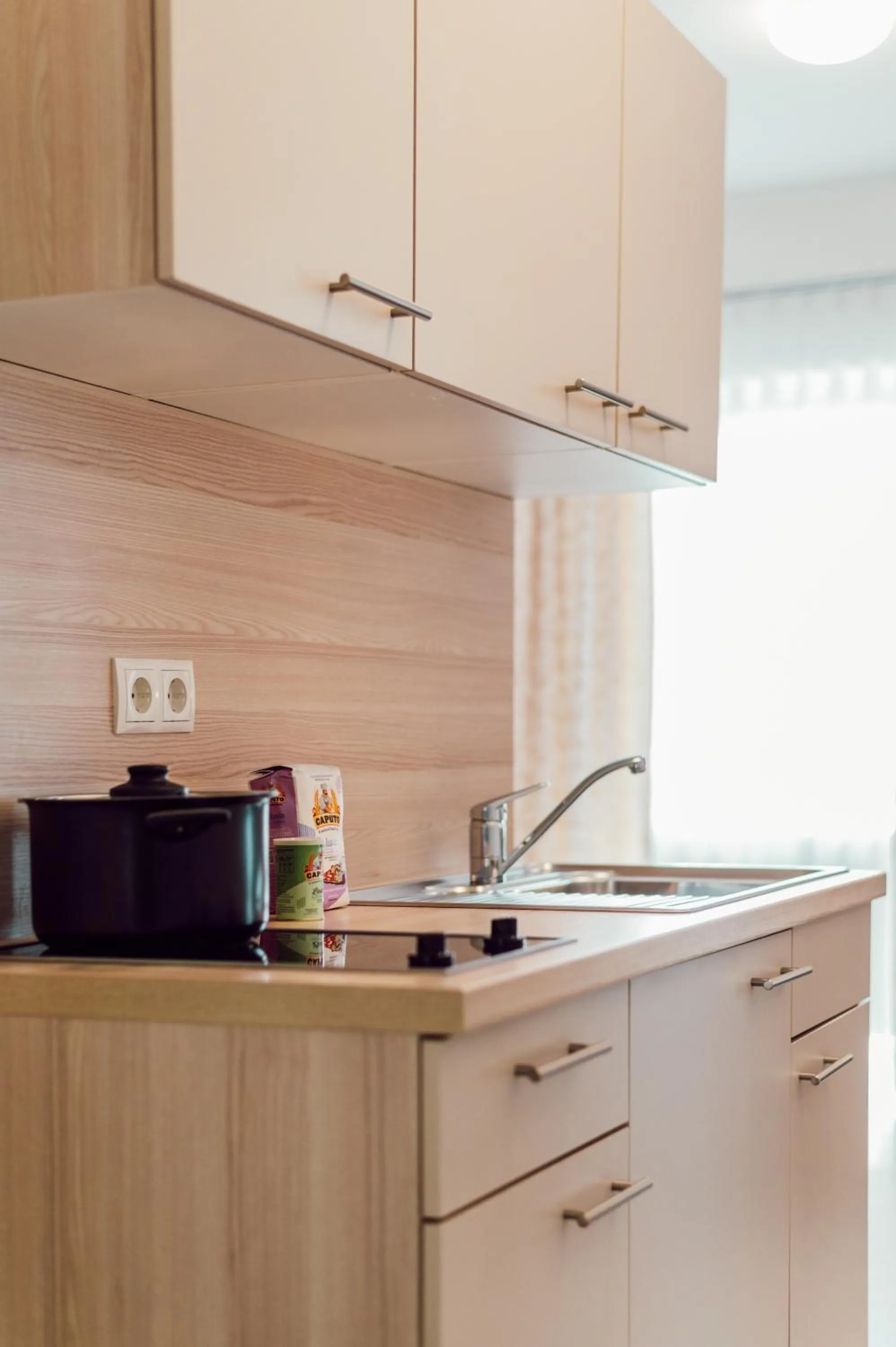 Kitchen or kitchenette in Aparthotel Othello