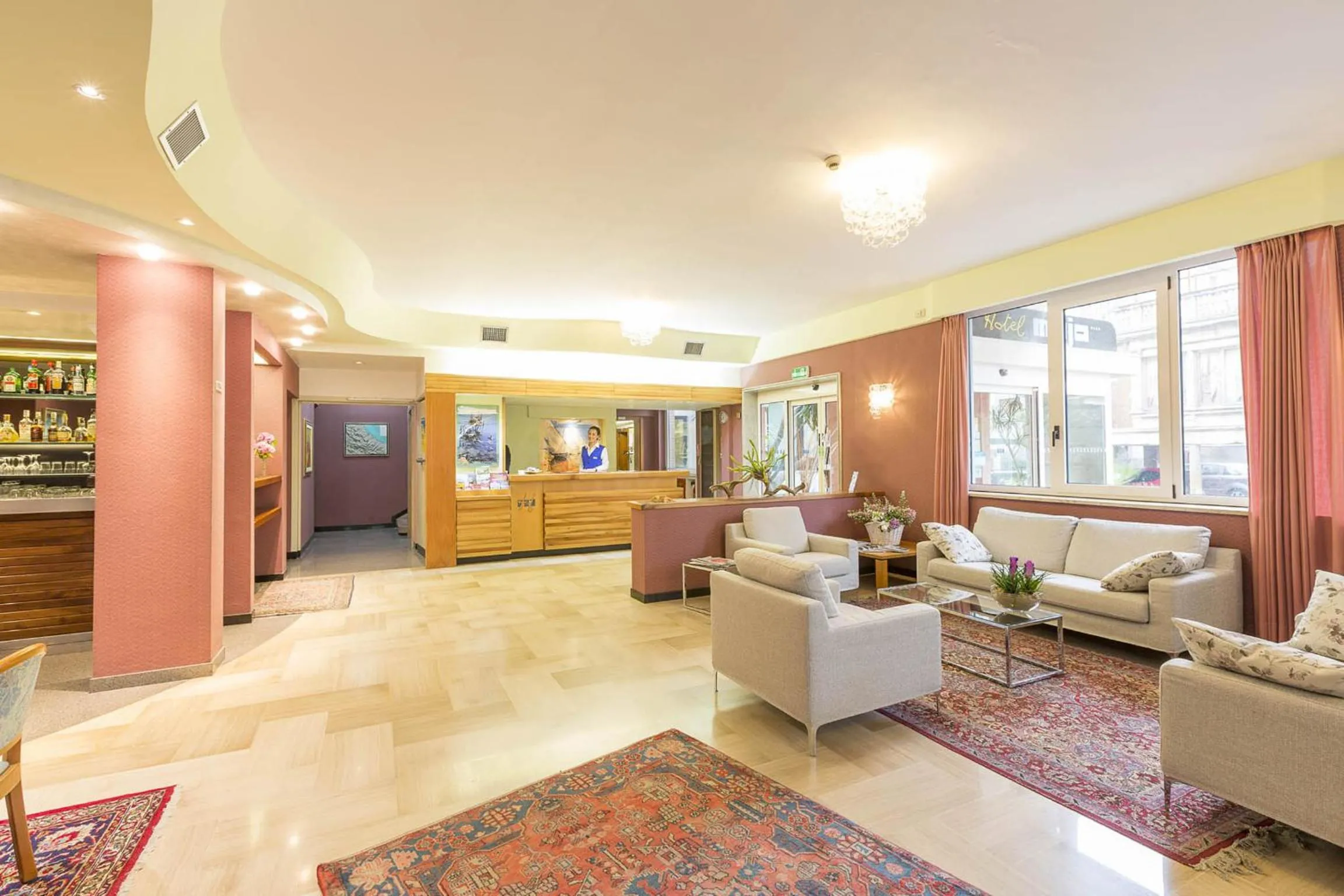 Lobby or reception in Hotel Maja