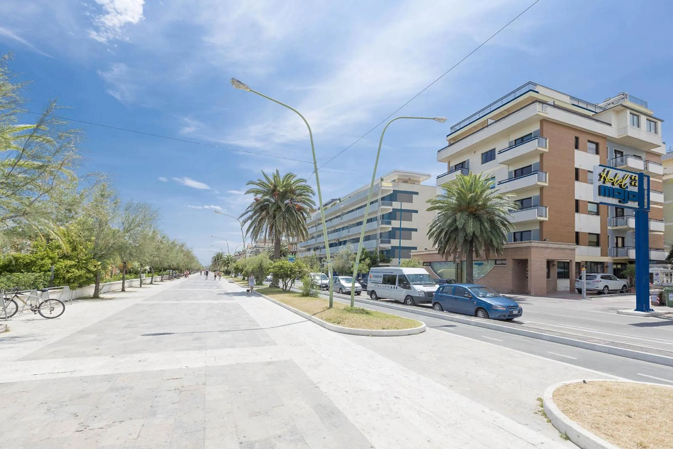 Facade/entrance in Hotel Maja