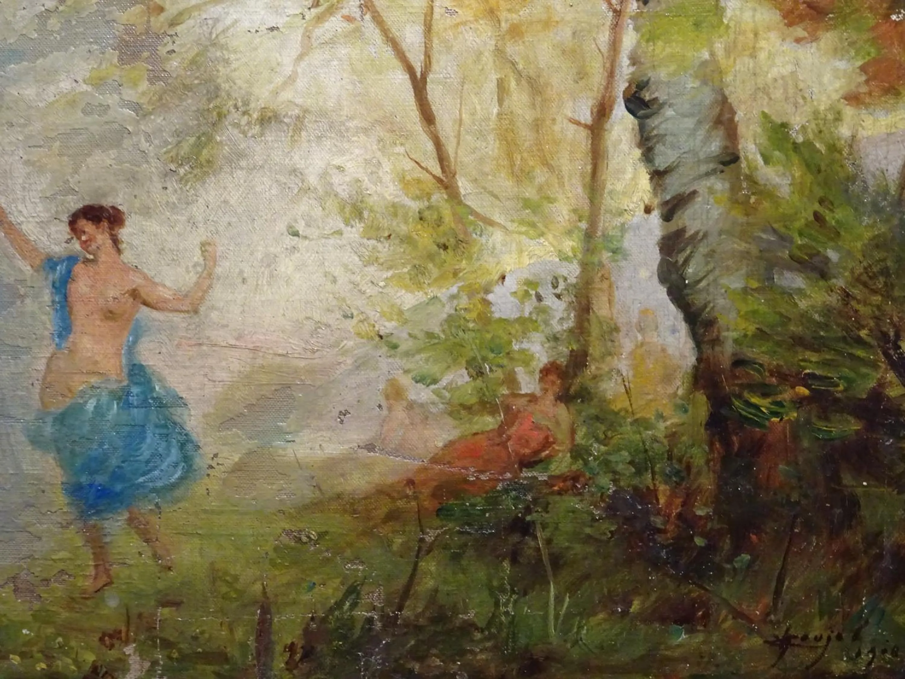 Decorative detail in Les Jardins d'Eleusis