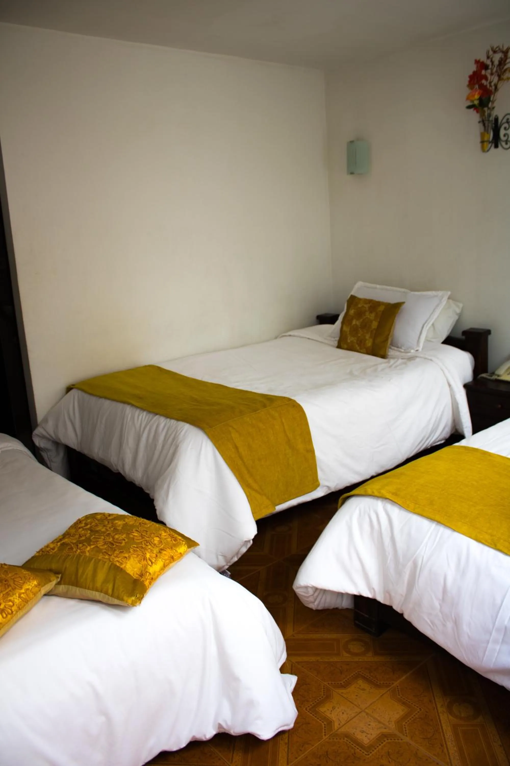 Bed in Hotel Royal Suite
