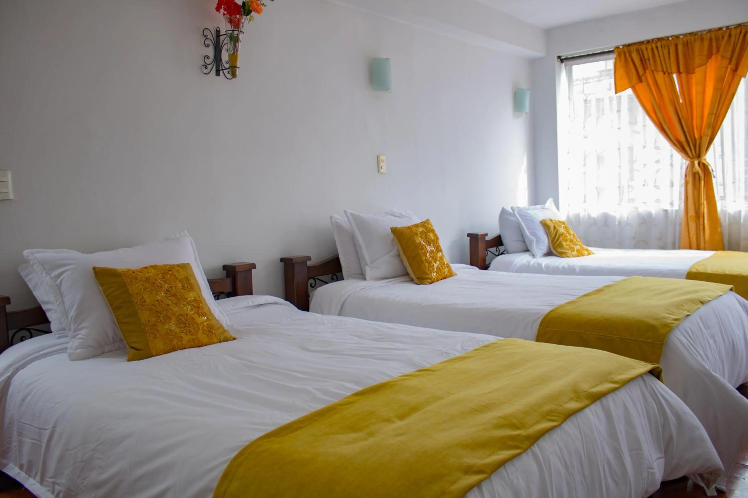 Bed in Hotel Royal Suite