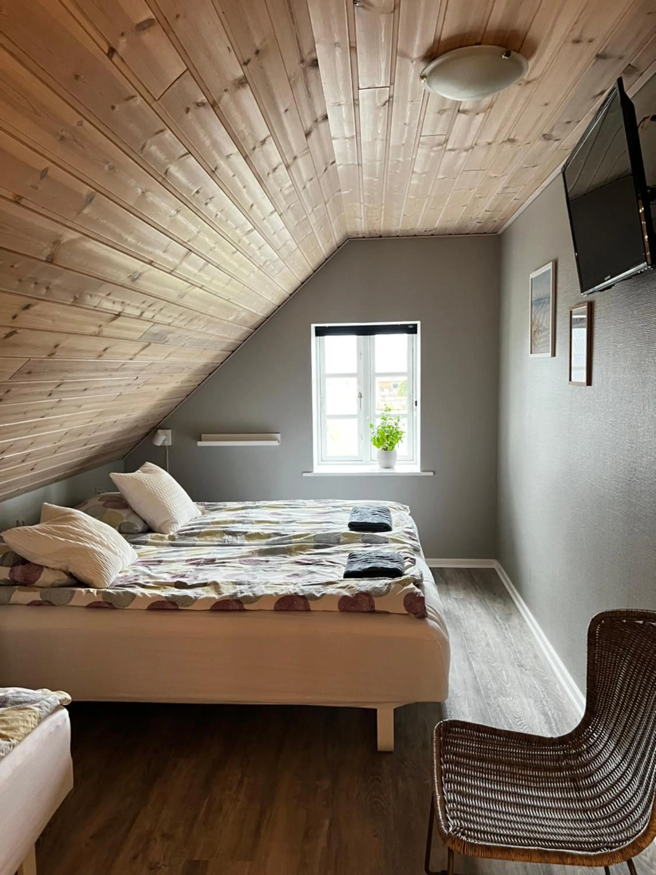 View (from property/room), Bed in Jerup Bed & Breakfast