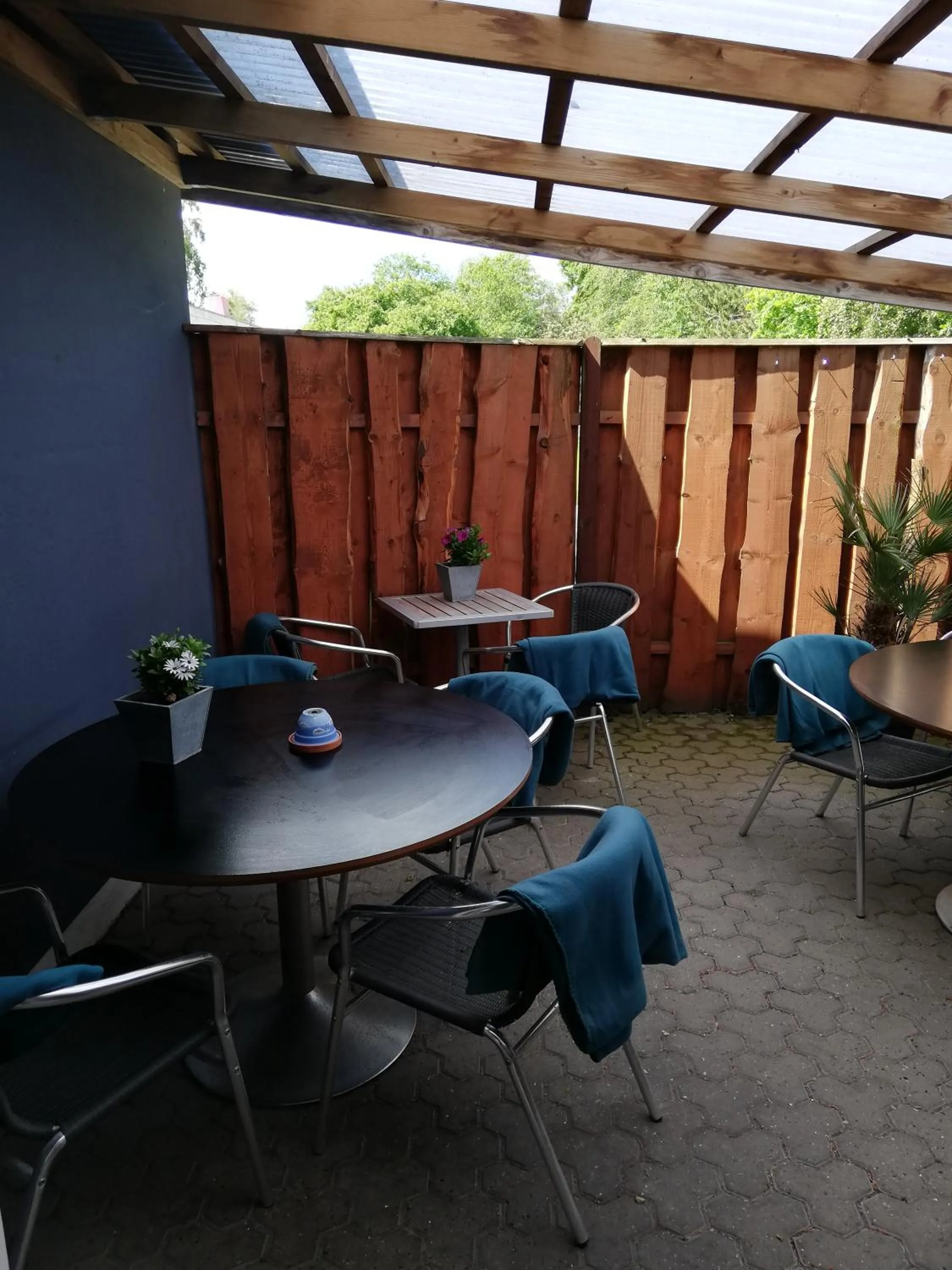 Patio in Jerup Bed & Breakfast