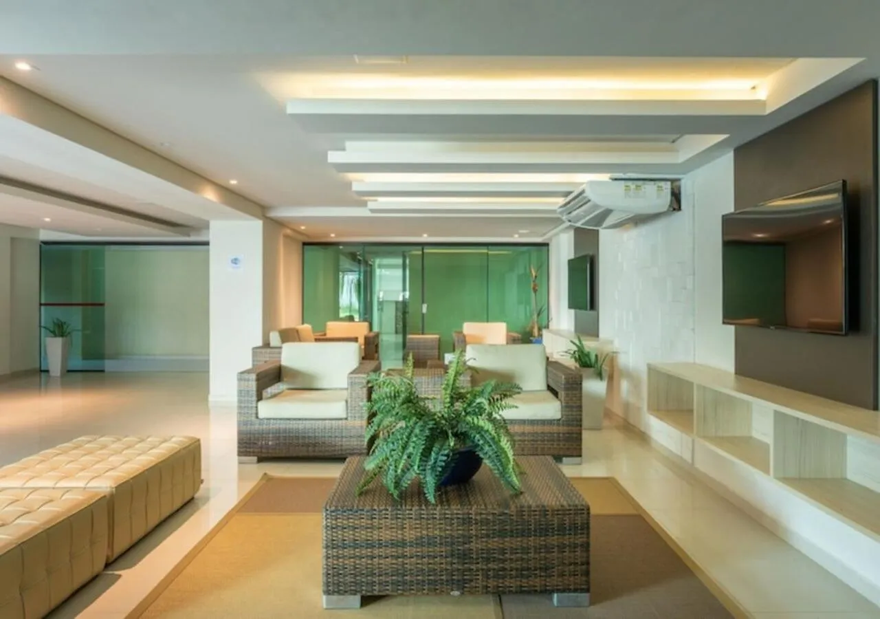 Communal lounge/ TV room, Bed in Luxor Tabatinga Beira Mar