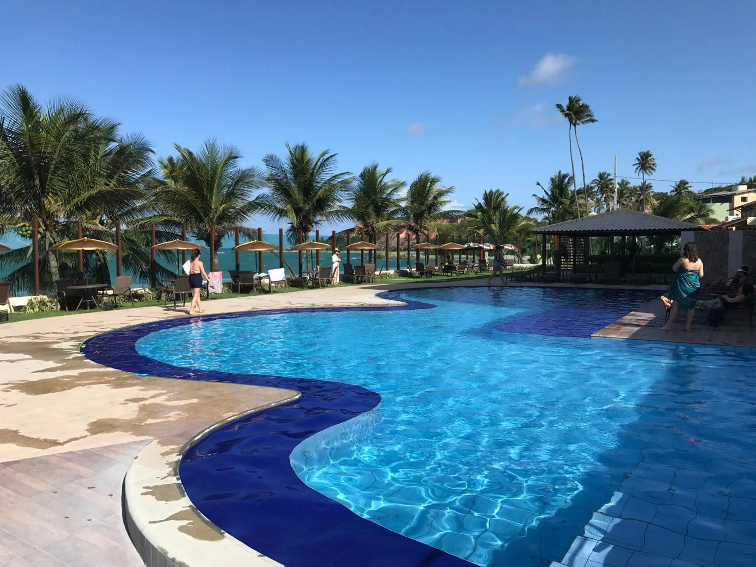 Pool view in Luxor Tabatinga Beira Mar