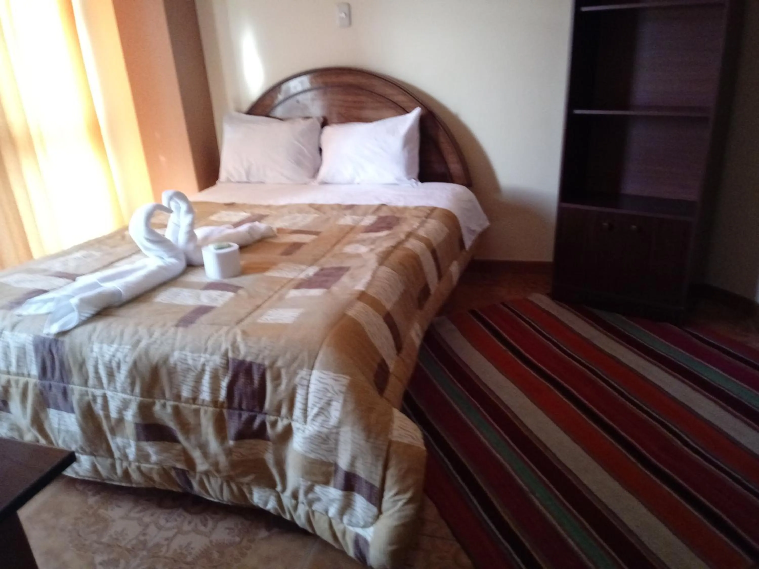Bed in Hostal Inkawatana Inn