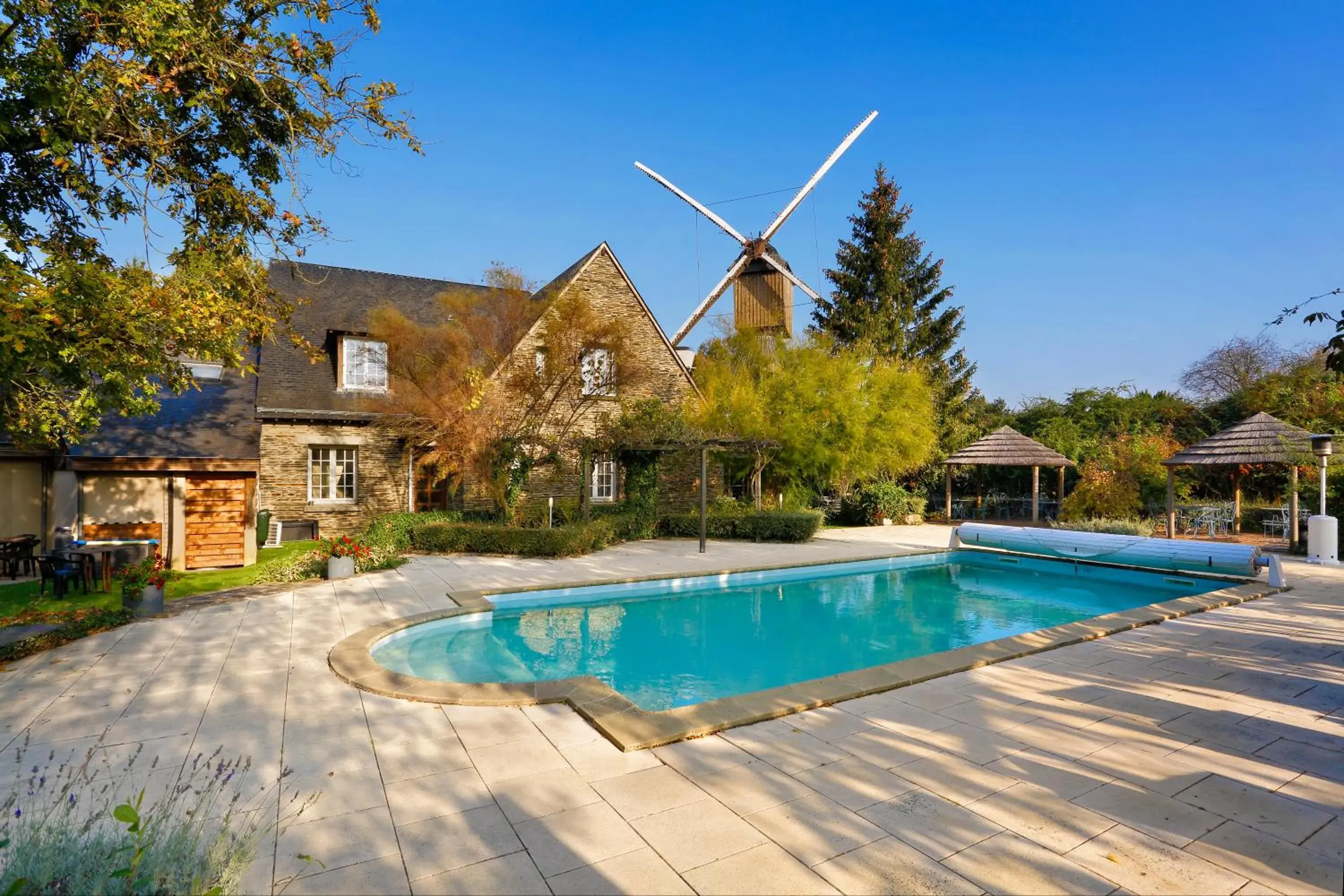 Property building in Logis Hôtel Domaine du Moulin Cavier - Restaurants & Spa Property building in Logis Hôtel Domaine du Moulin Cavier - Restaurants & Spa