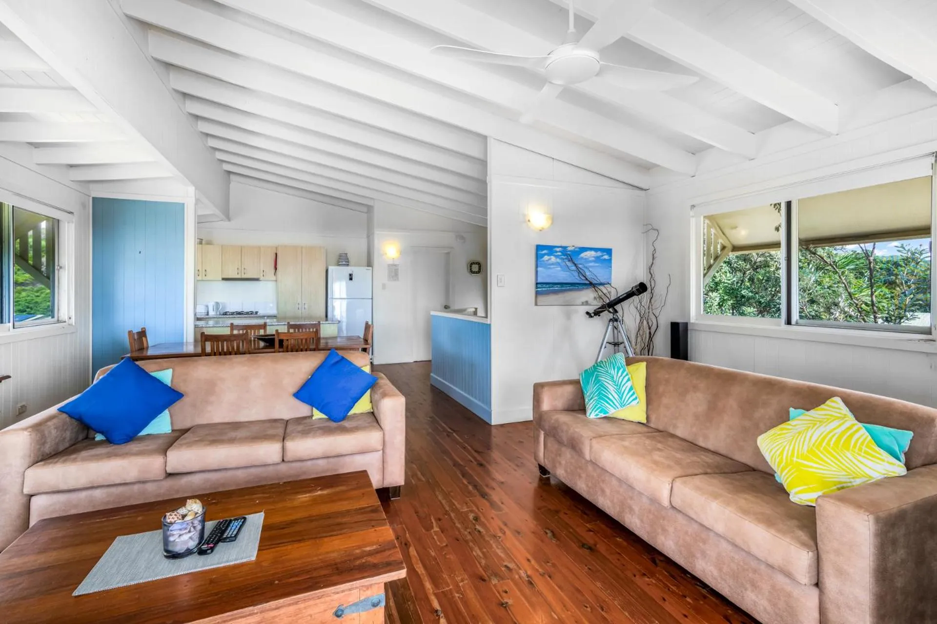Dining area in K'gari Beach Houses