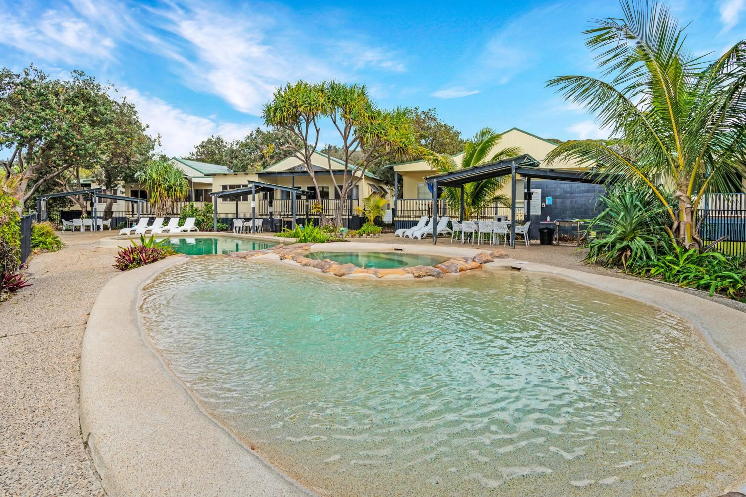 Swimming pool in K'gari Beach Houses