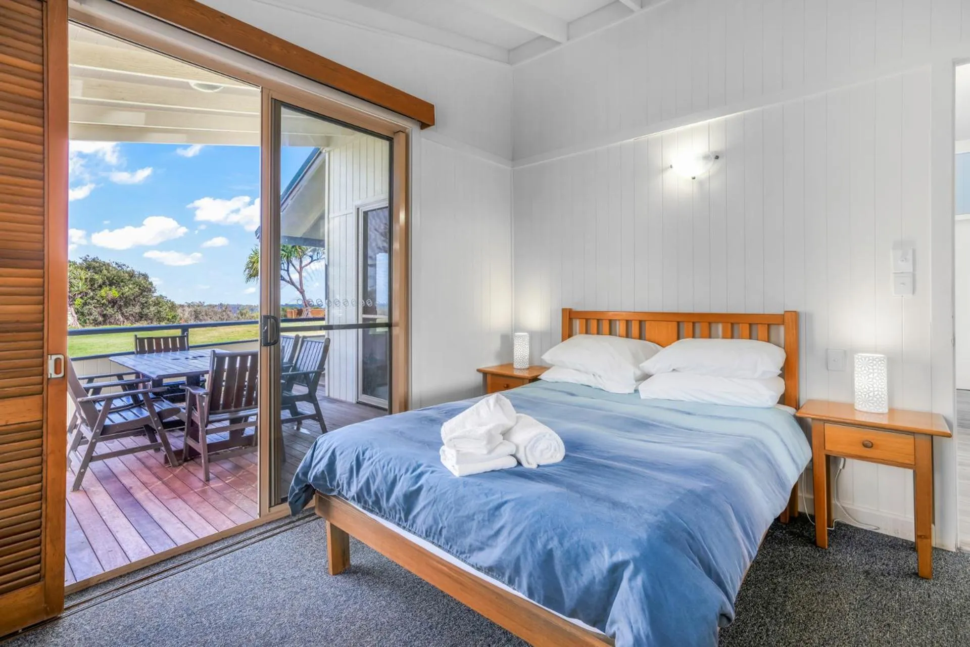 Bed in K'gari Beach Houses