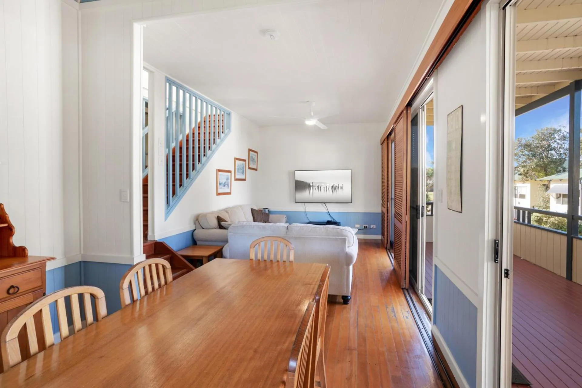 Living room in K'gari Beach Houses