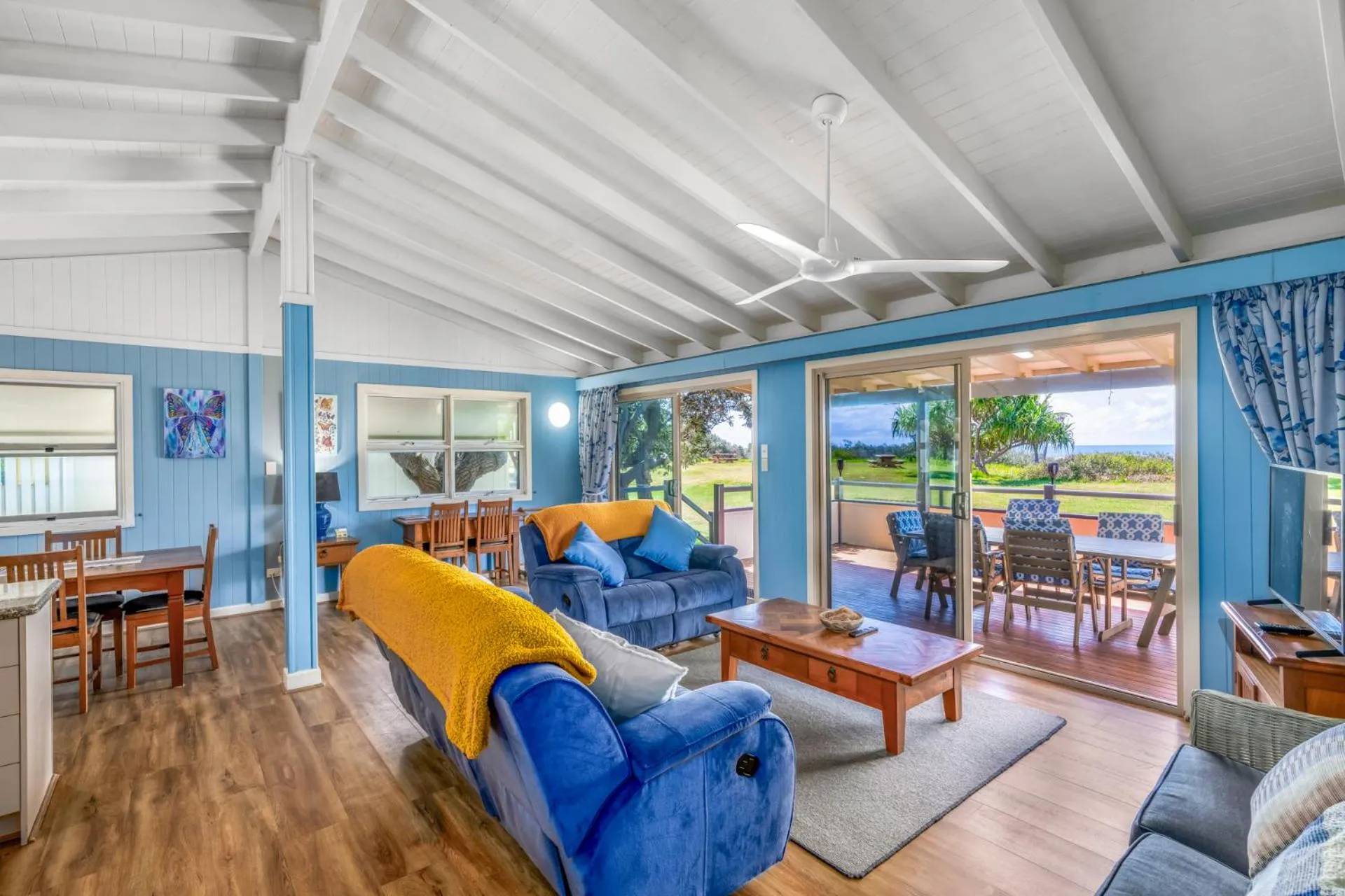 Dining area in K'gari Beach Houses