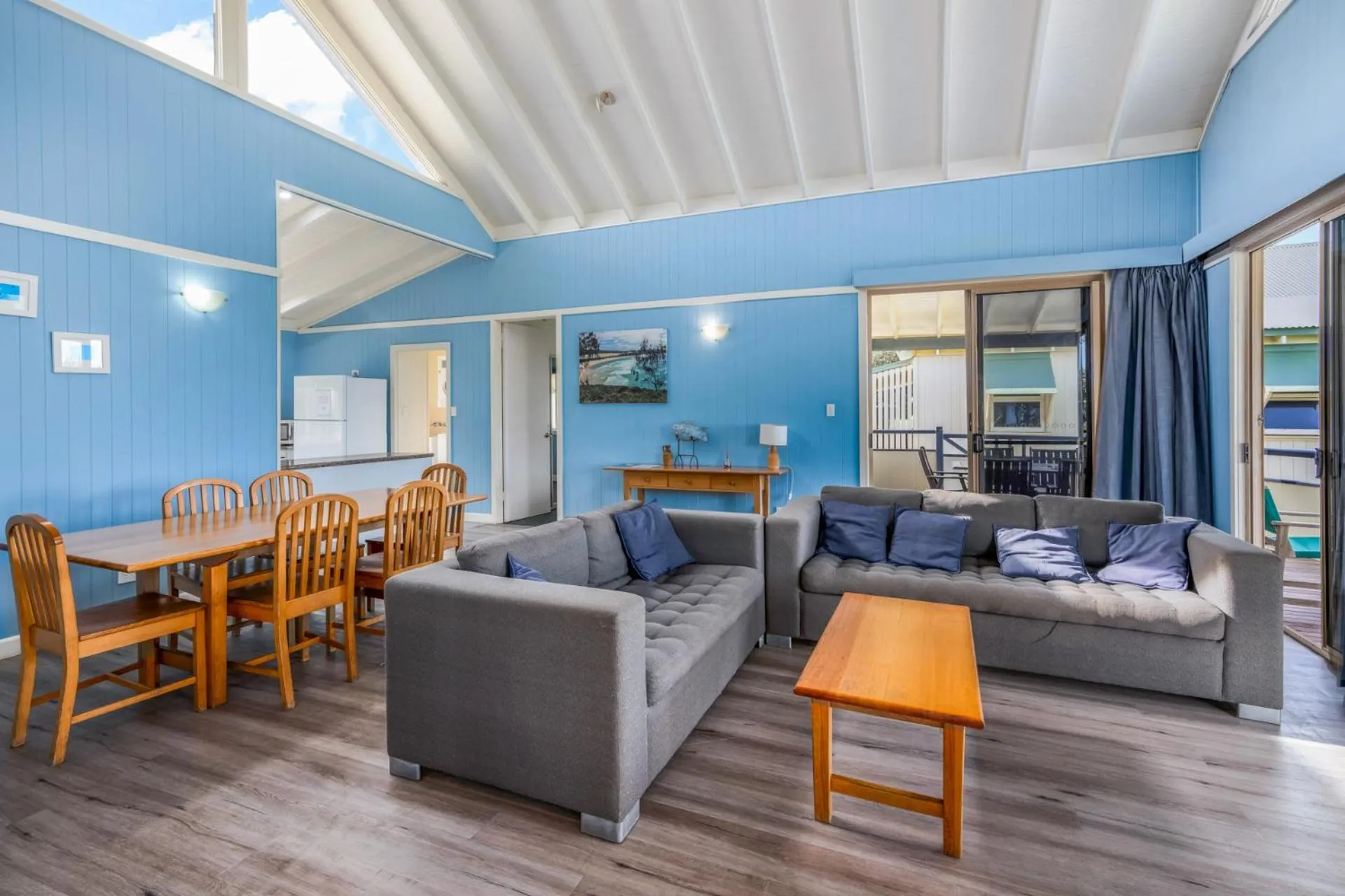 Dining area in K'gari Beach Houses
