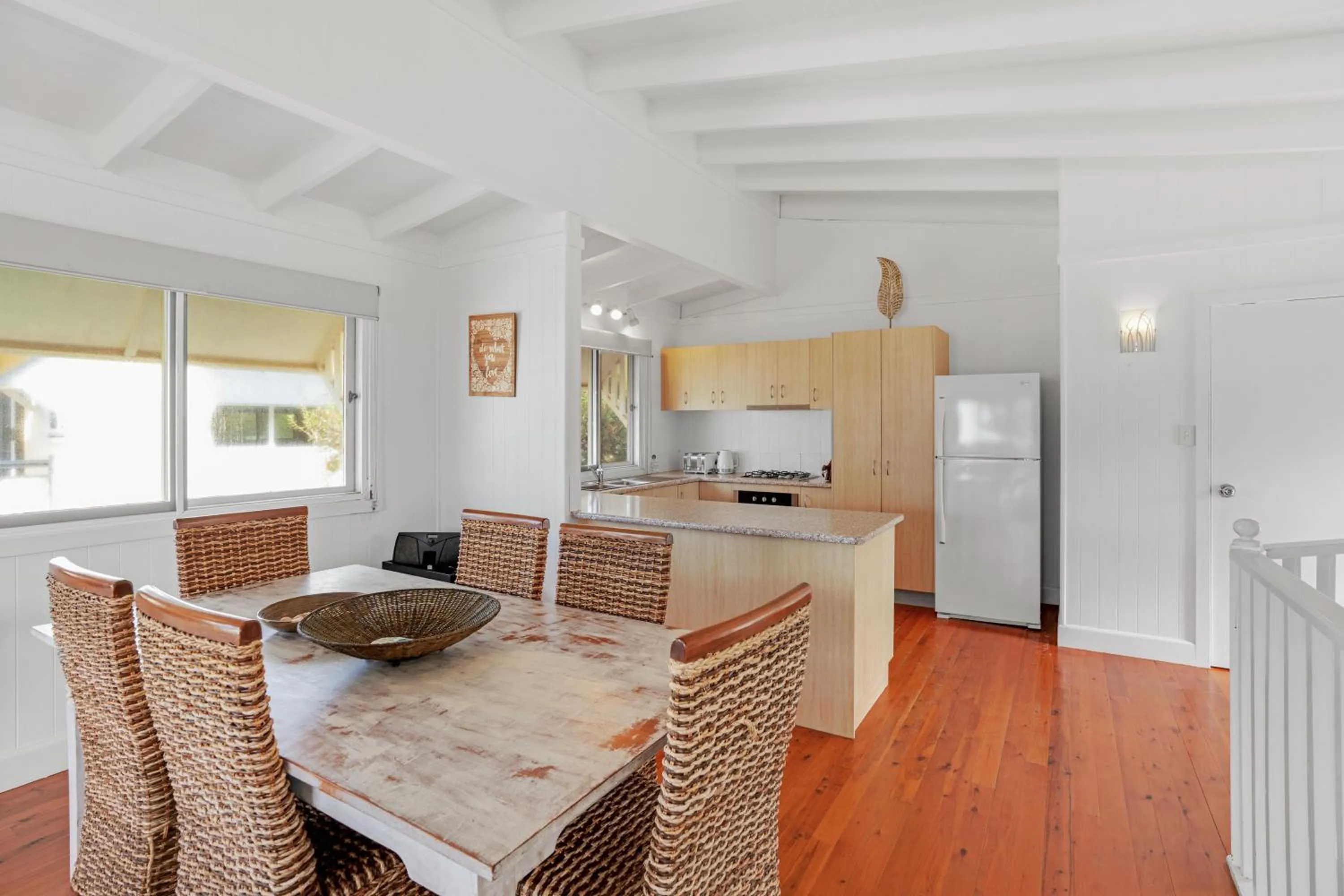 Kitchen or kitchenette in K'gari Beach Houses