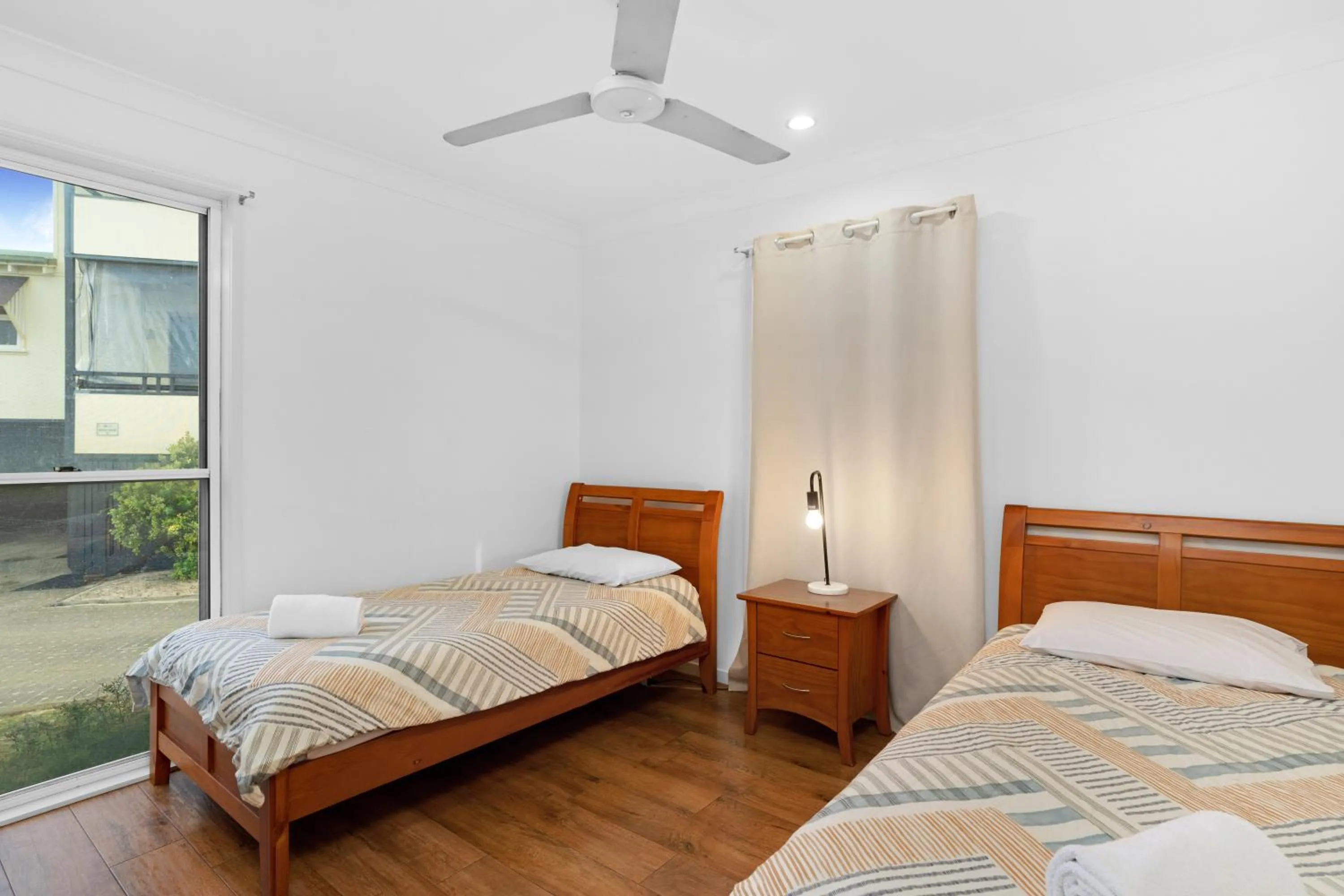 Bed in K'gari Beach Houses
