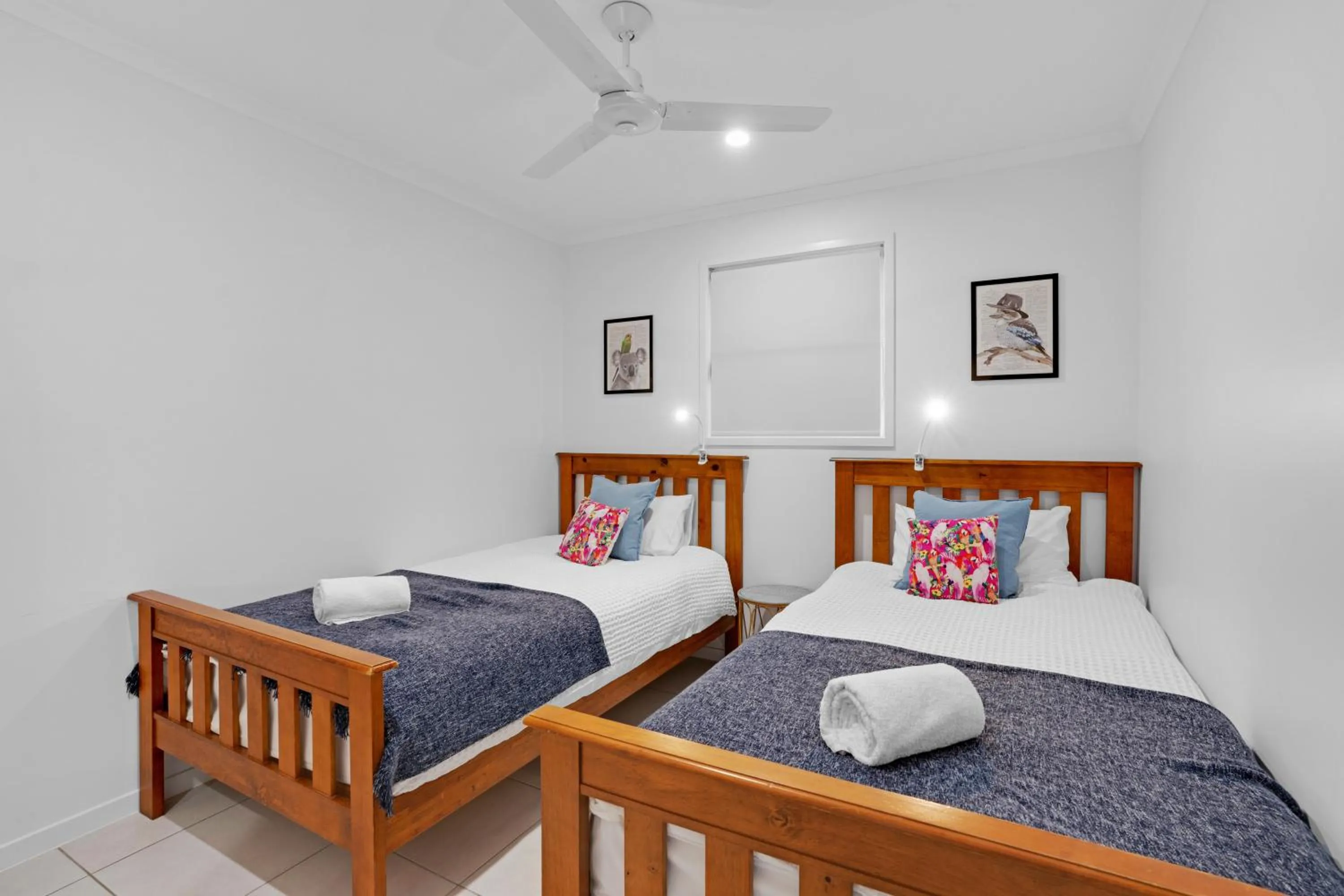 Bed in K'gari Beach Houses