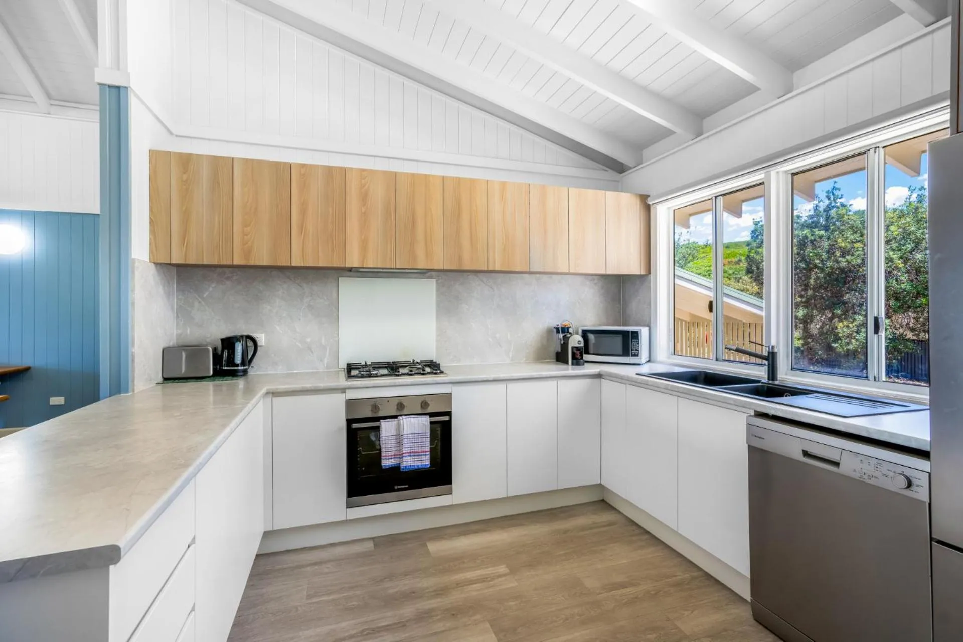 kitchen in K'gari Beach Houses