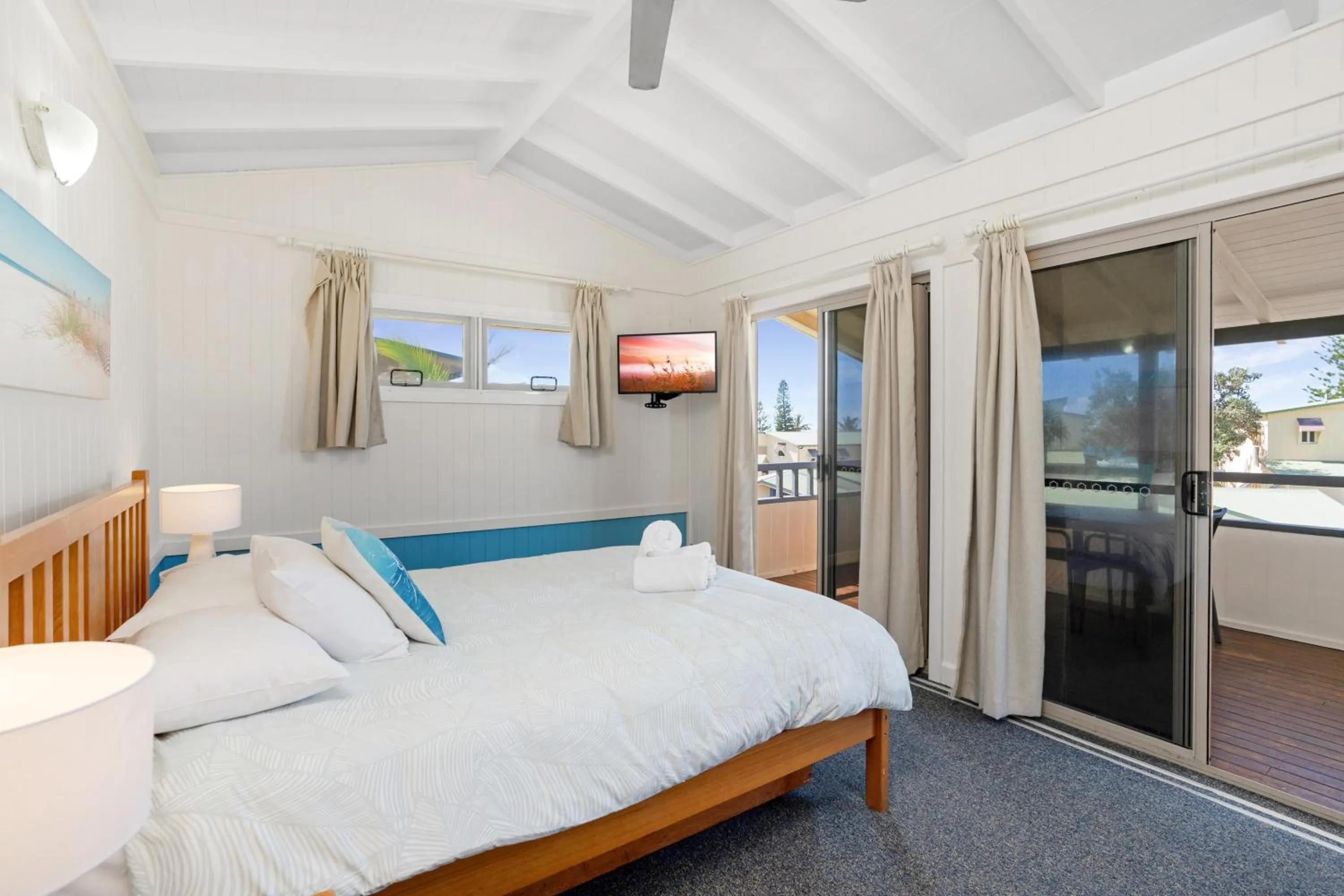 Bed in K'gari Beach Houses
