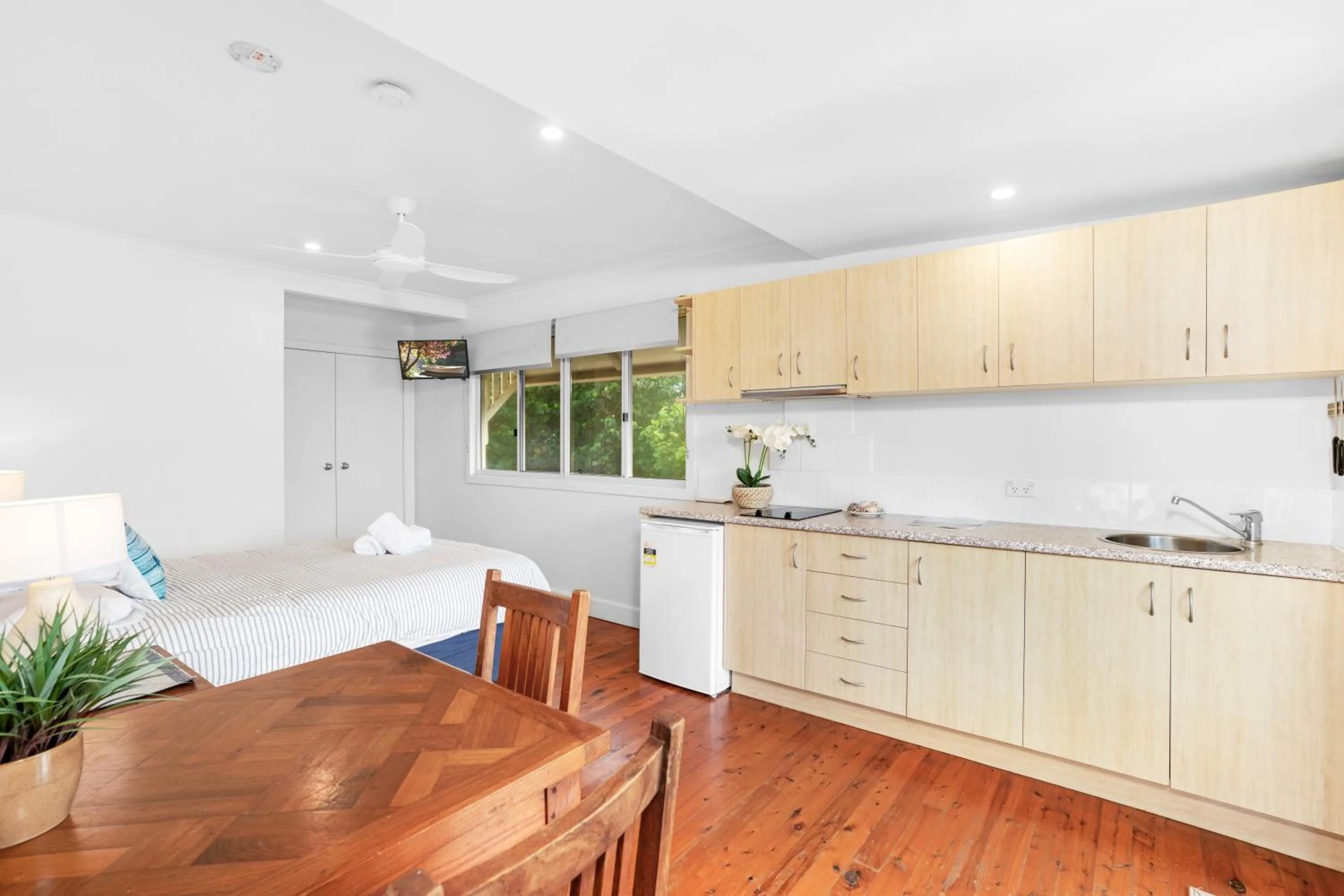 Kitchen or kitchenette in K'gari Beach Houses