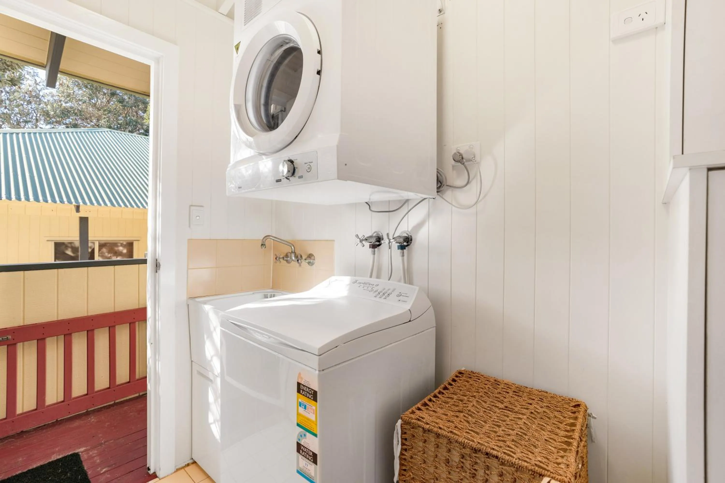 laundry in K'gari Beach Houses