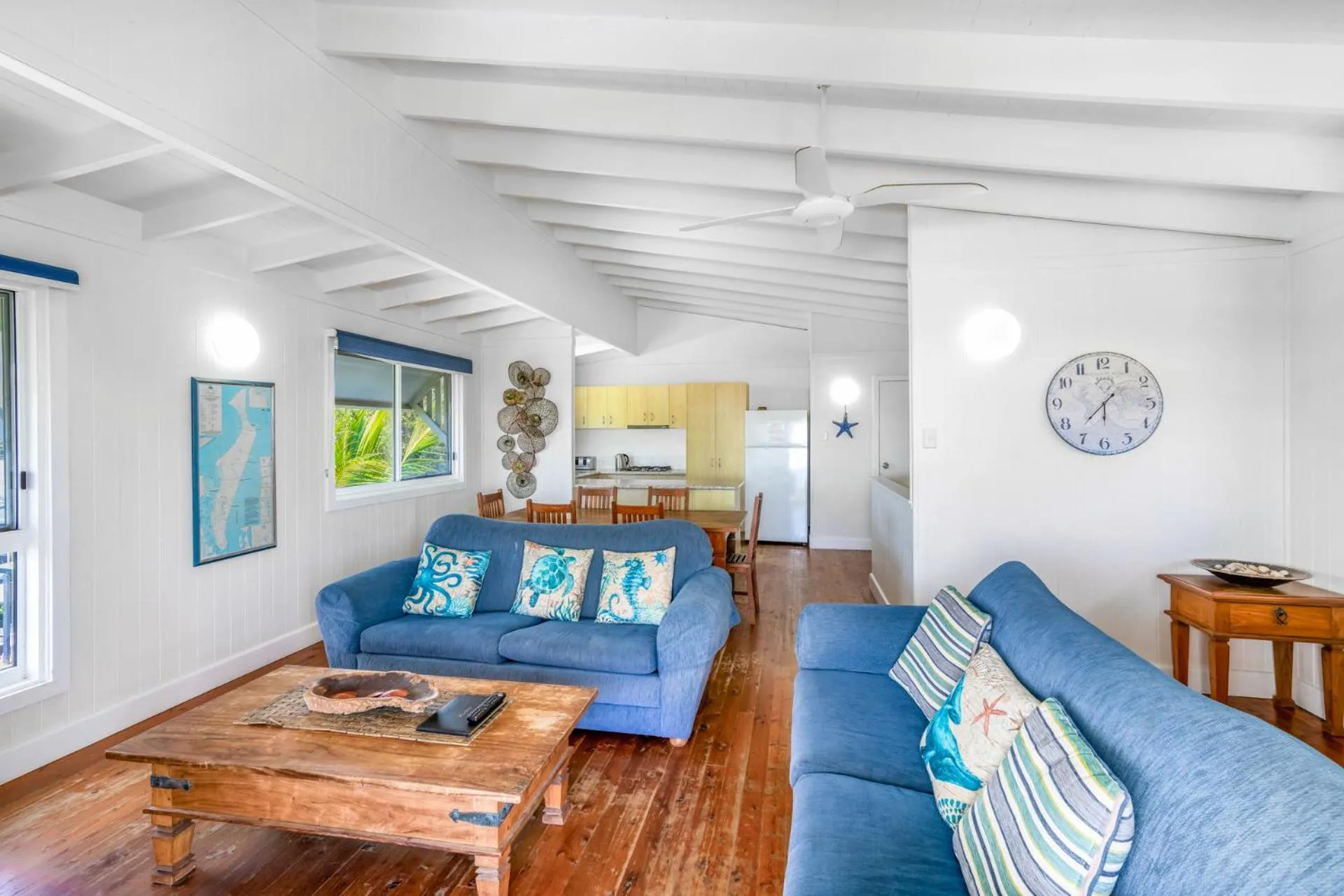 Dining area in K'gari Beach Houses