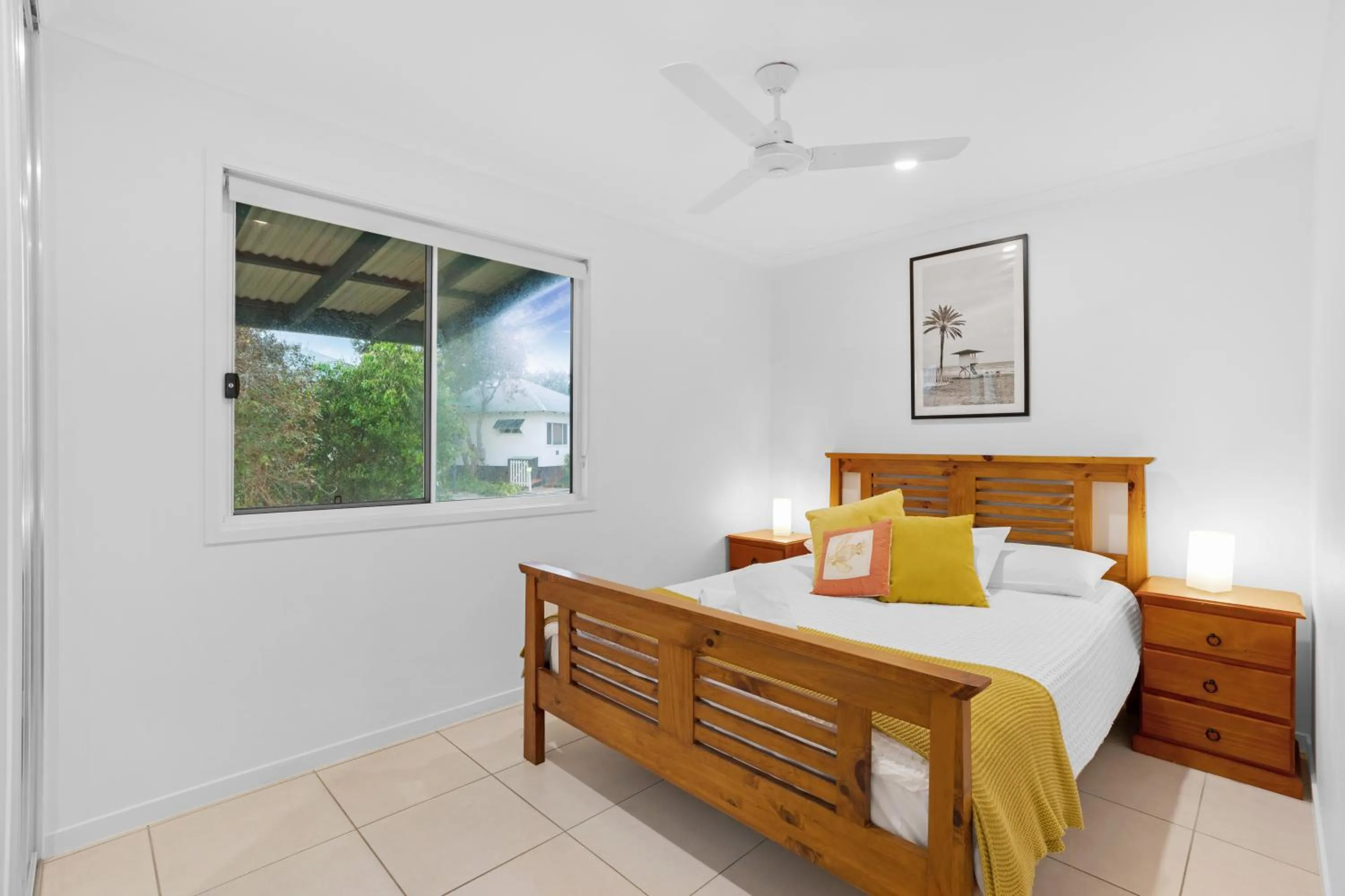 Bed in K'gari Beach Houses
