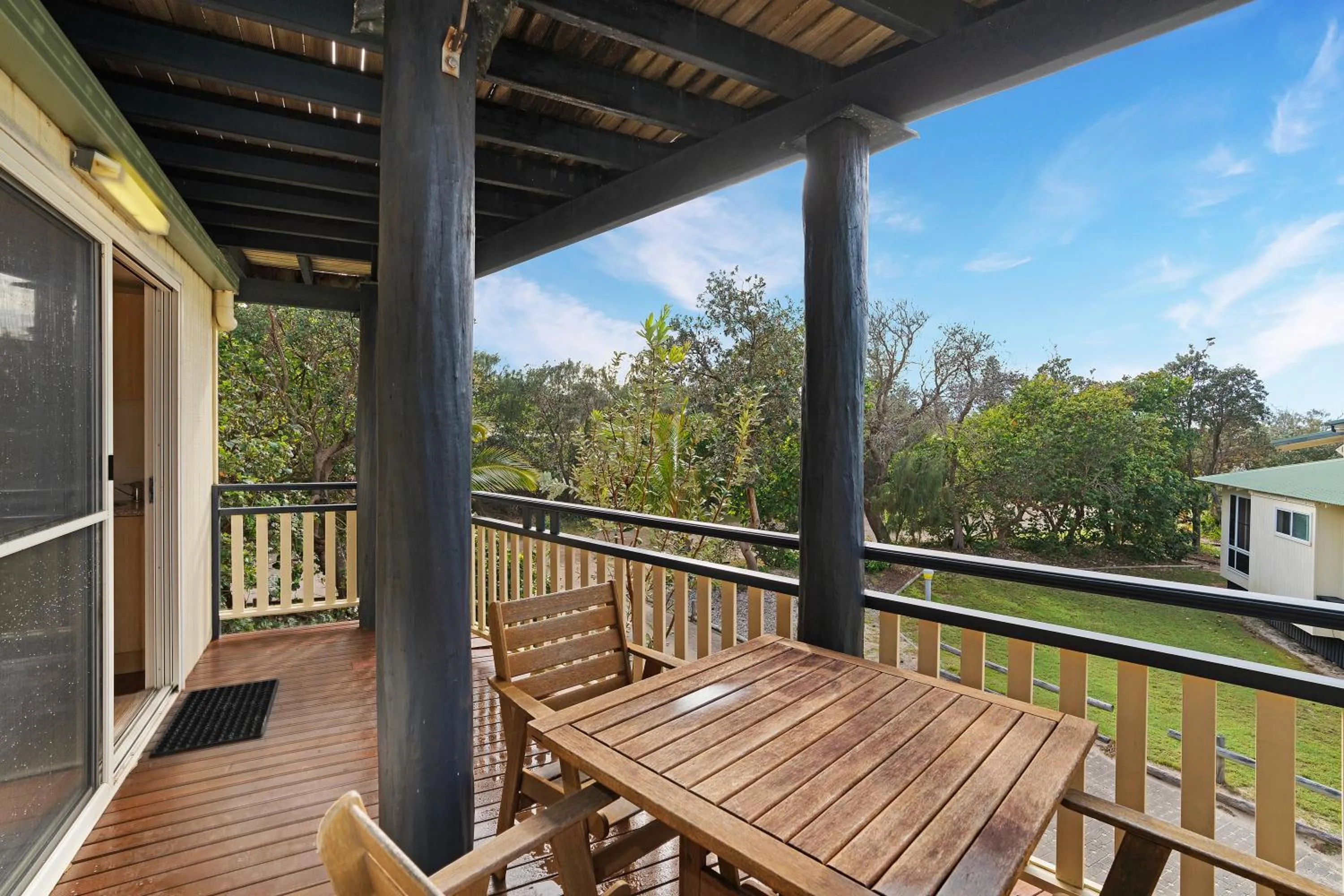 Patio in K'gari Beach Houses