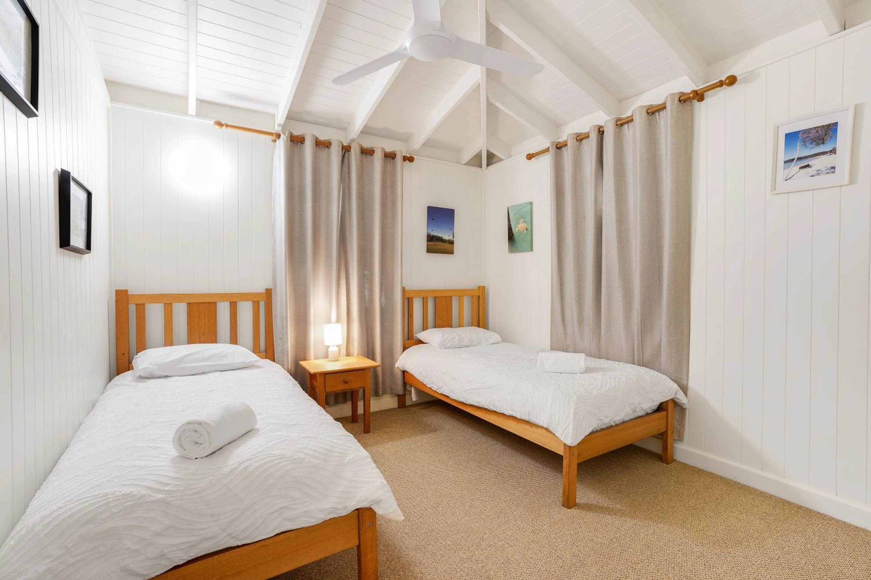 Bed in K'gari Beach Houses