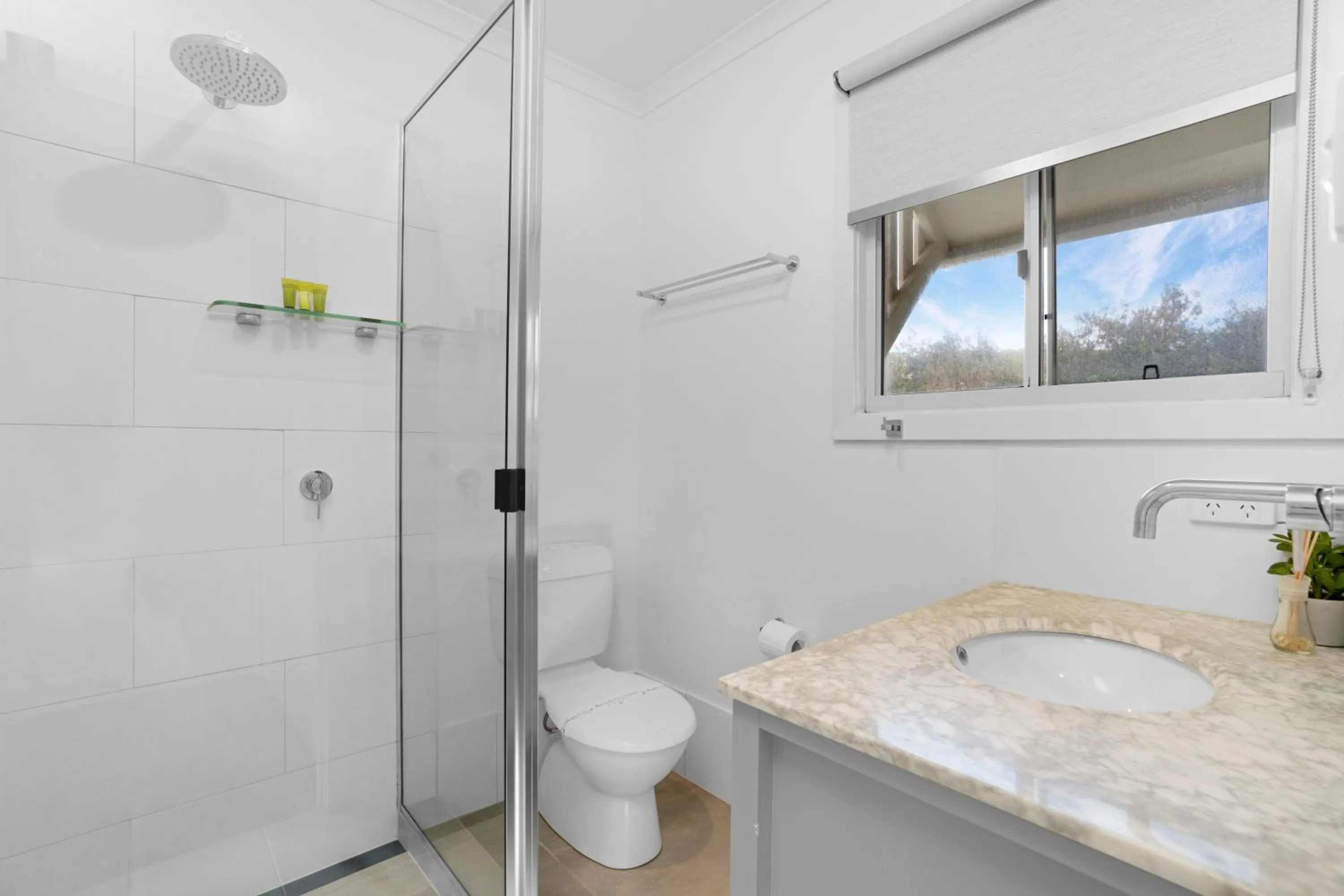 Bathroom in K'gari Beach Houses