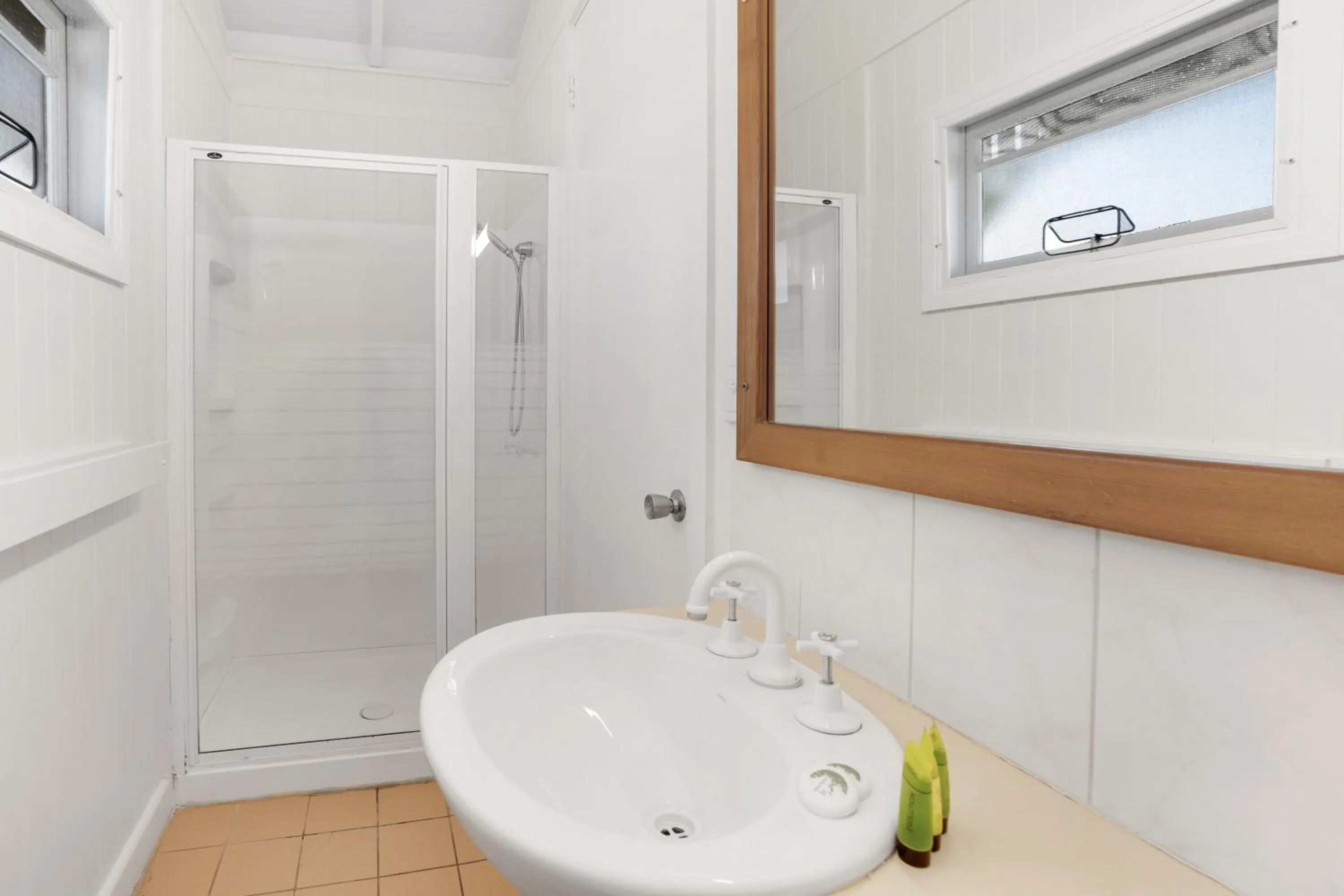 Shower in K'gari Beach Houses