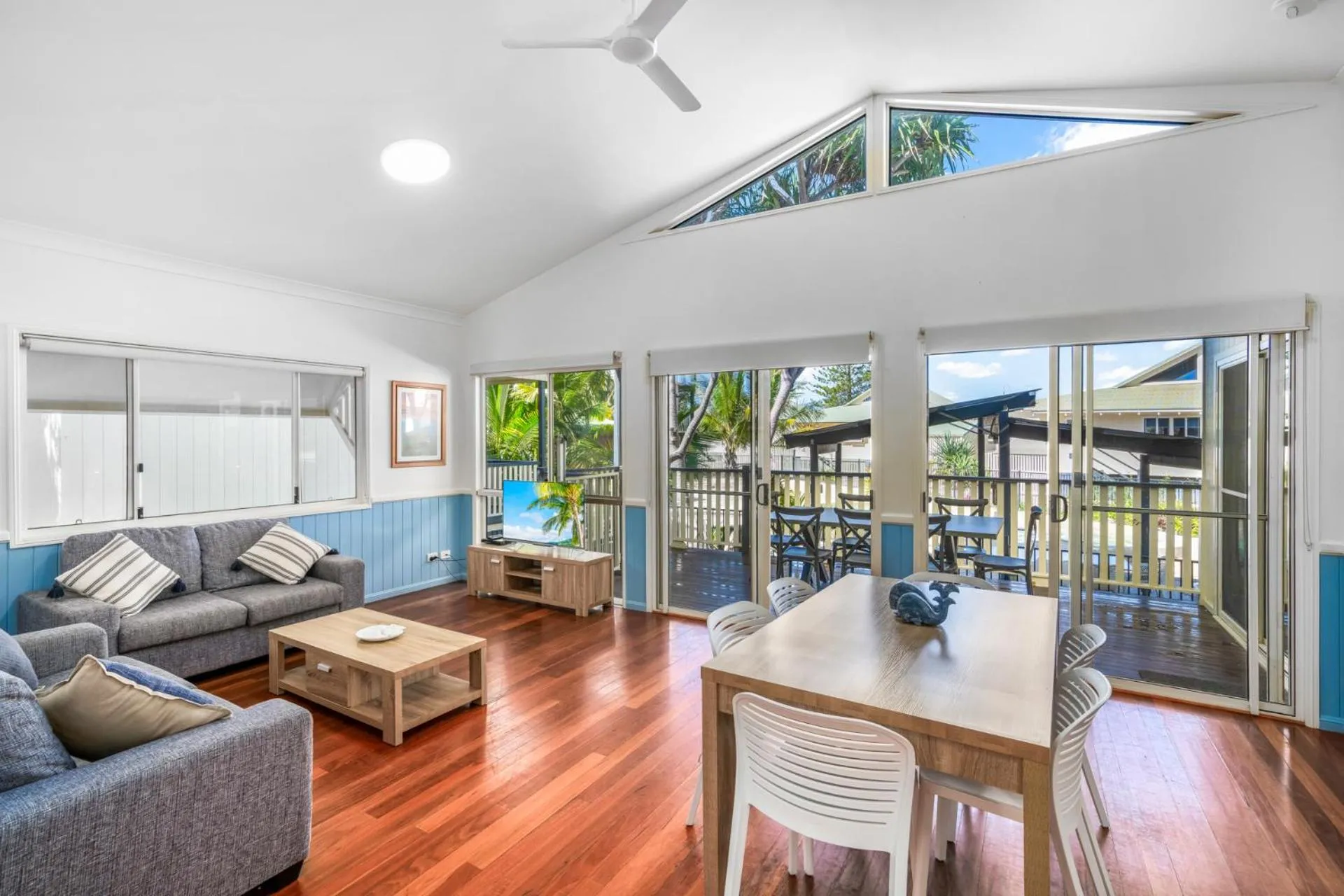 Dining area in K'gari Beach Houses
