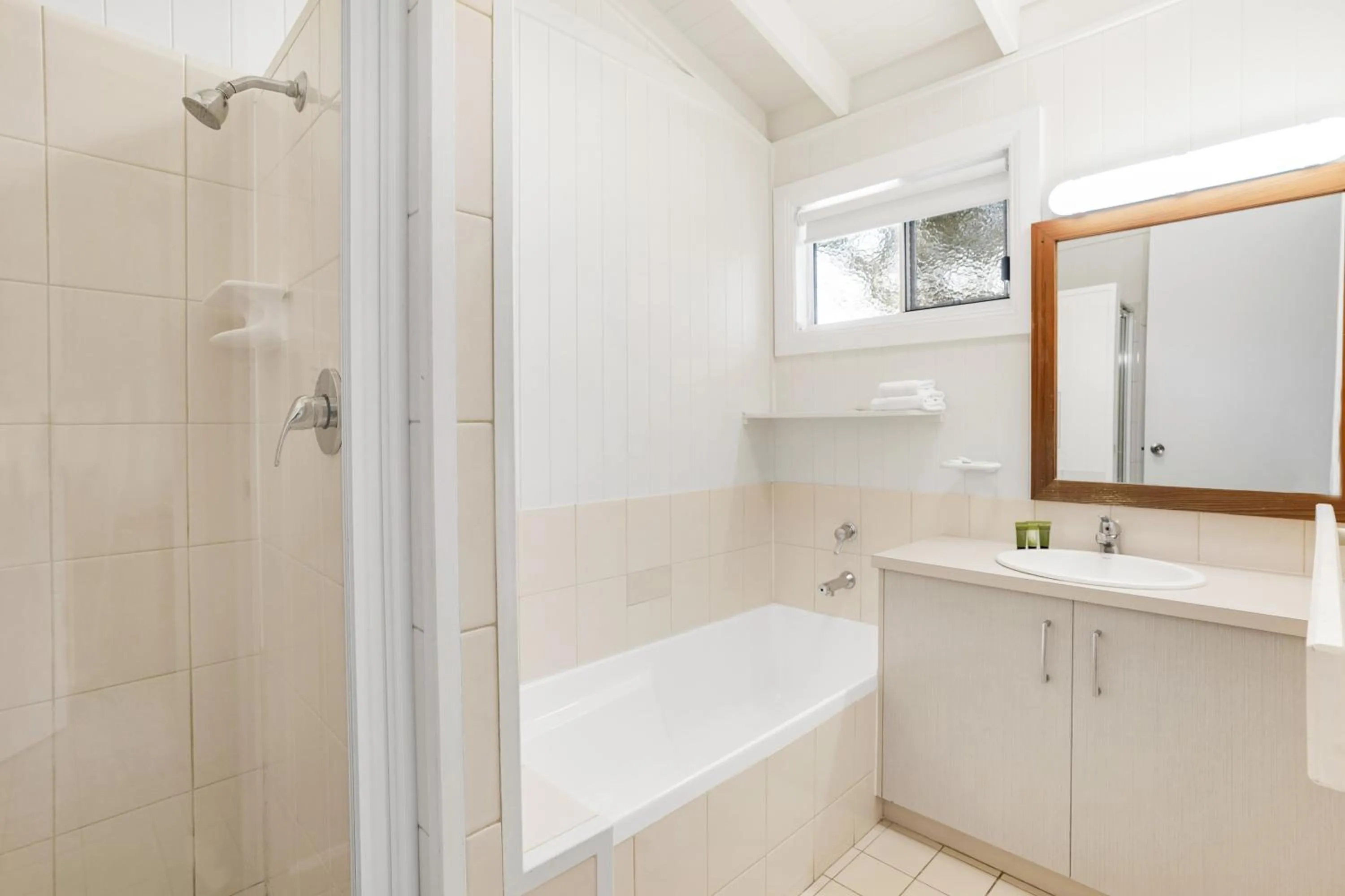 Shower in K'gari Beach Houses